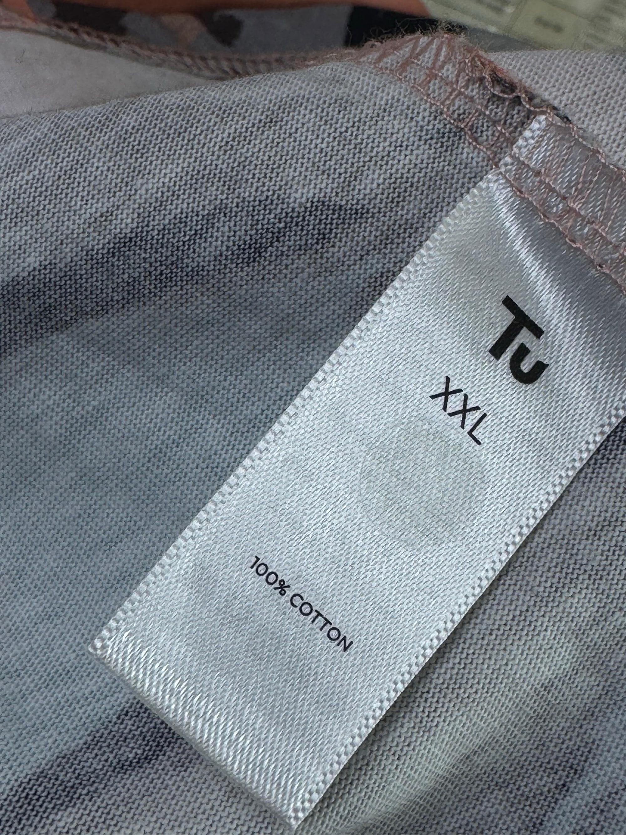 Tu® XXL | Chest: 27"| Peach | Beach T-Shirt | Cotton | 3458 - Genuine Maal