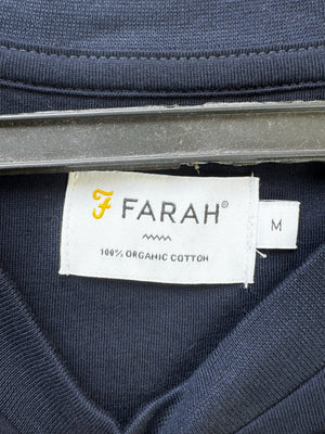 Farah® Medium | Chest: 21.5" | Space Blue | T-Shirt | Cotton | 3445 - Genuine Maal