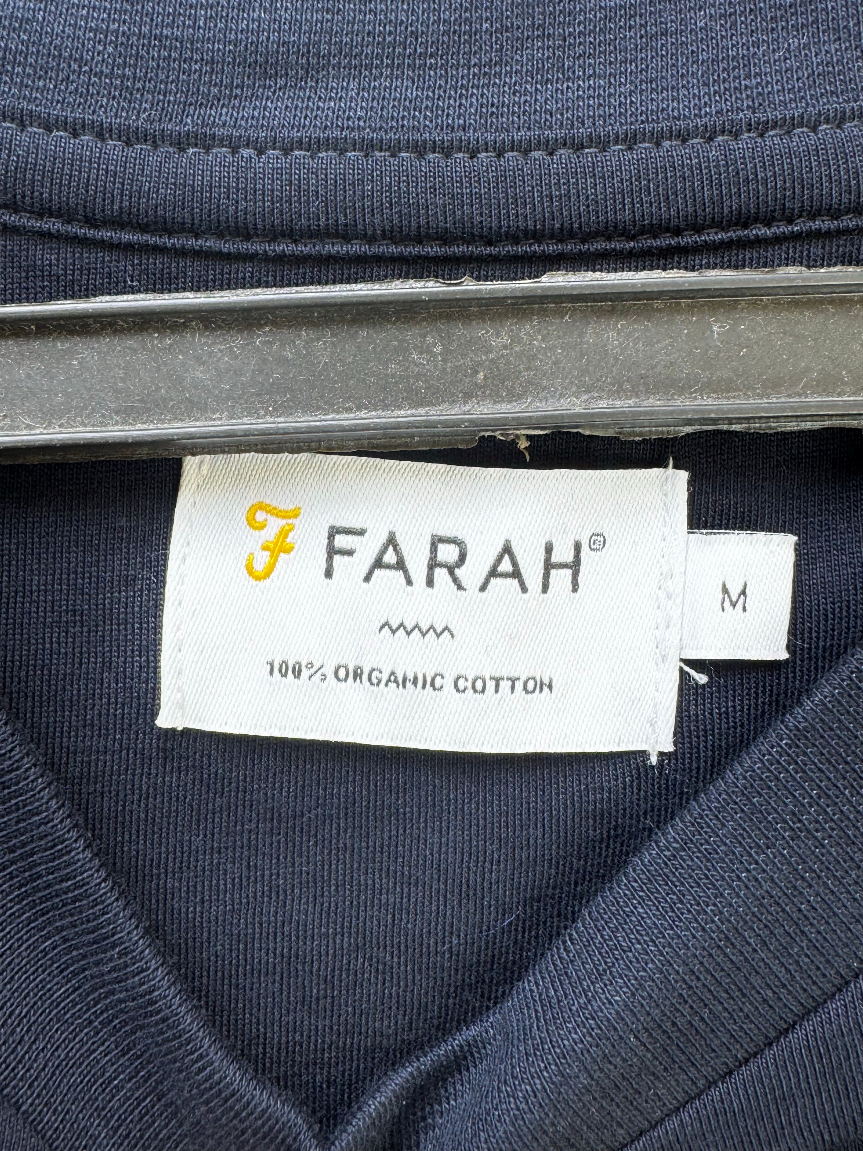 Farah® Medium | Chest: 21.5" | Space Blue | T-Shirt | Cotton | 3445 - Genuine Maal