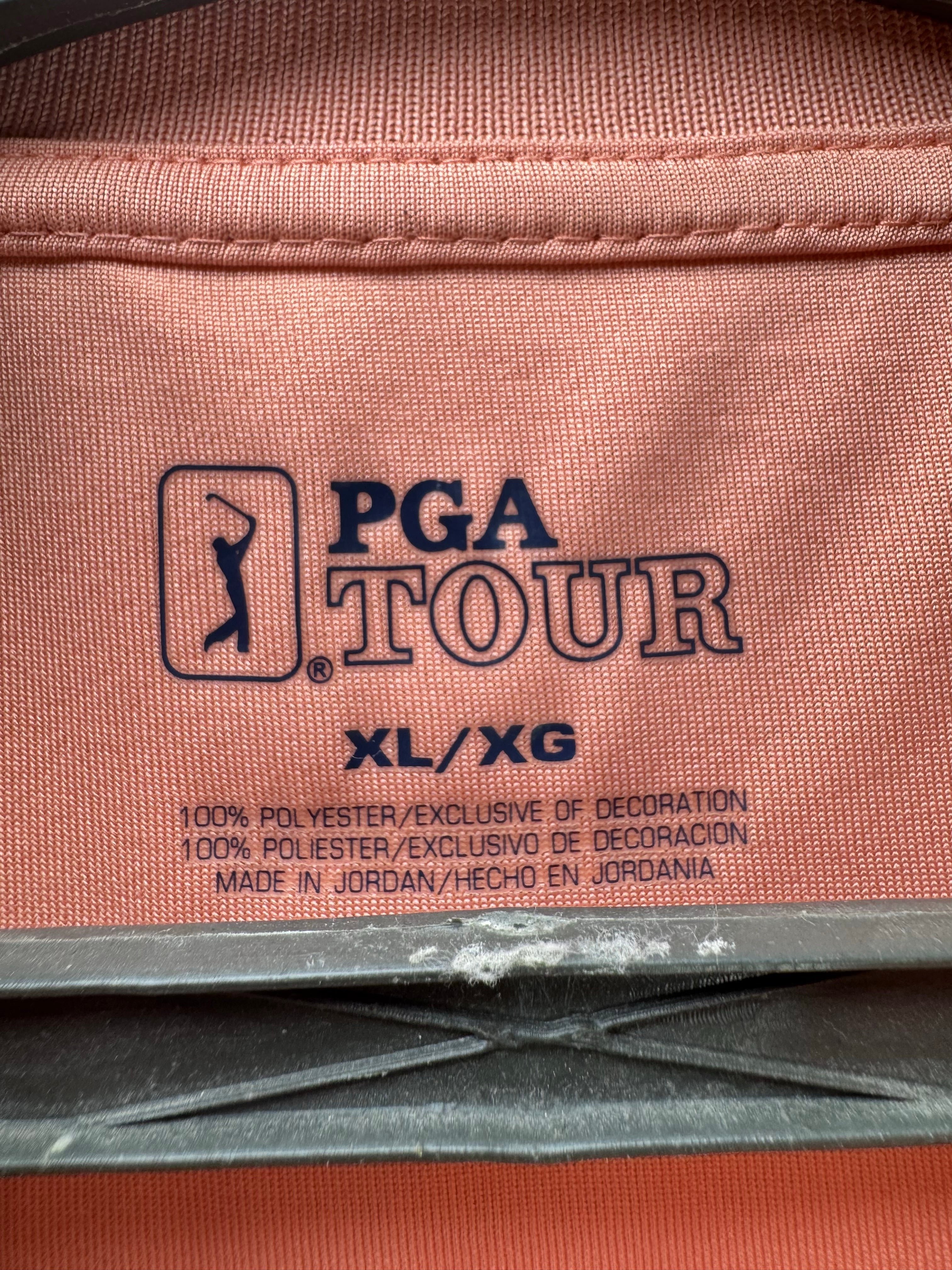 PGA Tour® Large | Chest: 24" | Pink | Golf Polo | Polyester | 4428 - Genuine Maal
