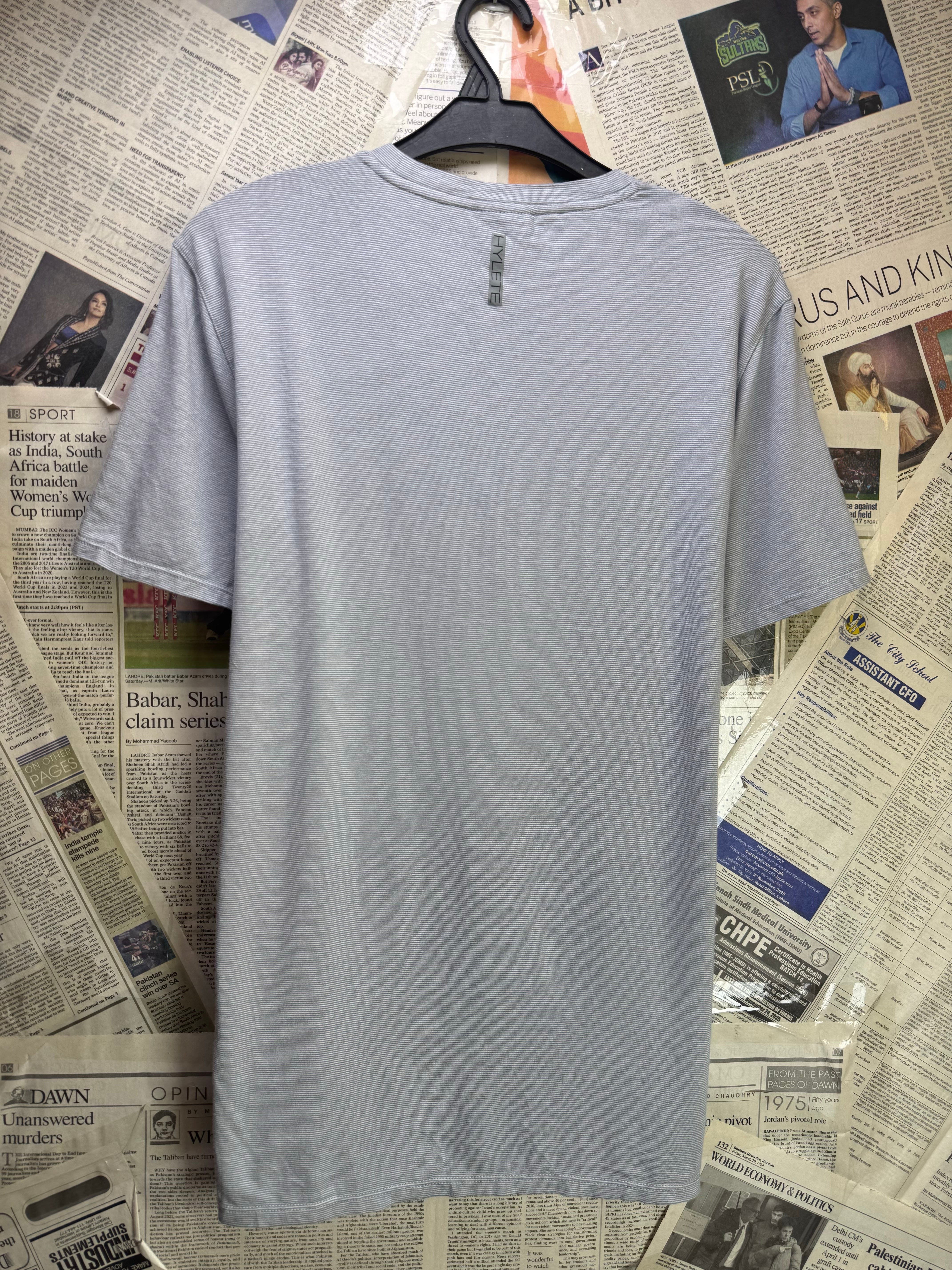 Hylete® Small | Chest: 19.5" | Grey | T-Shirt | Rayon - Cotton | 3446 - Genuine Maal