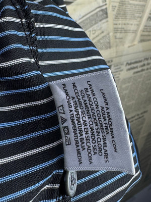 George® L/XL | Chest: 24.5" | Stripes | Golf Polo | Polyester | 4832 - Genuine Maal