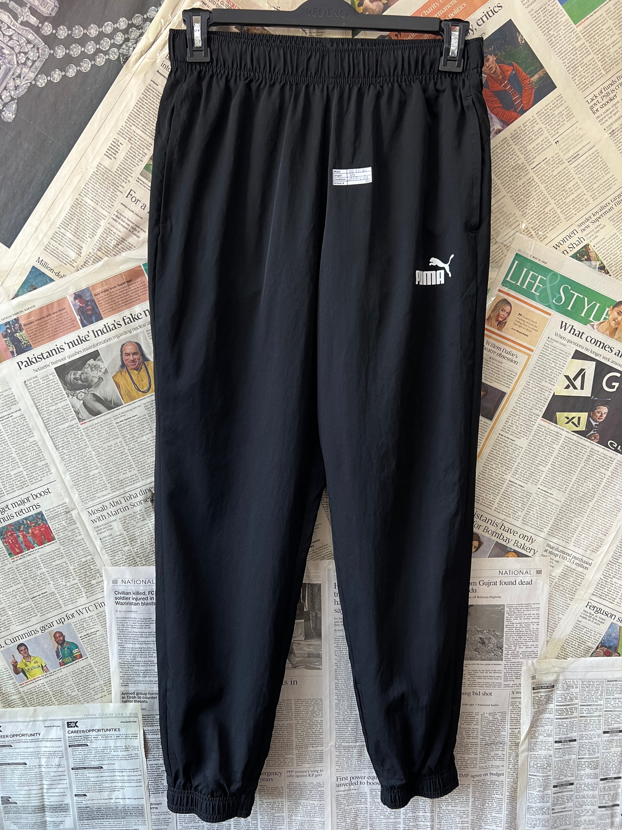 P*ma® Waist: 28" to 30" | Black | Trouser | 1023 - Genuine Maal