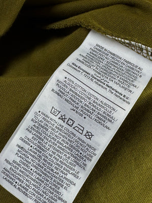 N*ke® Medium | Chest: 23.5" | Olive Green | Oversize T-Shirt | Cotton | 3437 - Genuine Maal