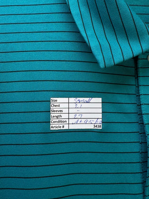 Greg Norman® Small | Chest: 21" | Teal | Glof Polo T-Shirt | 3438 - Genuine Maal