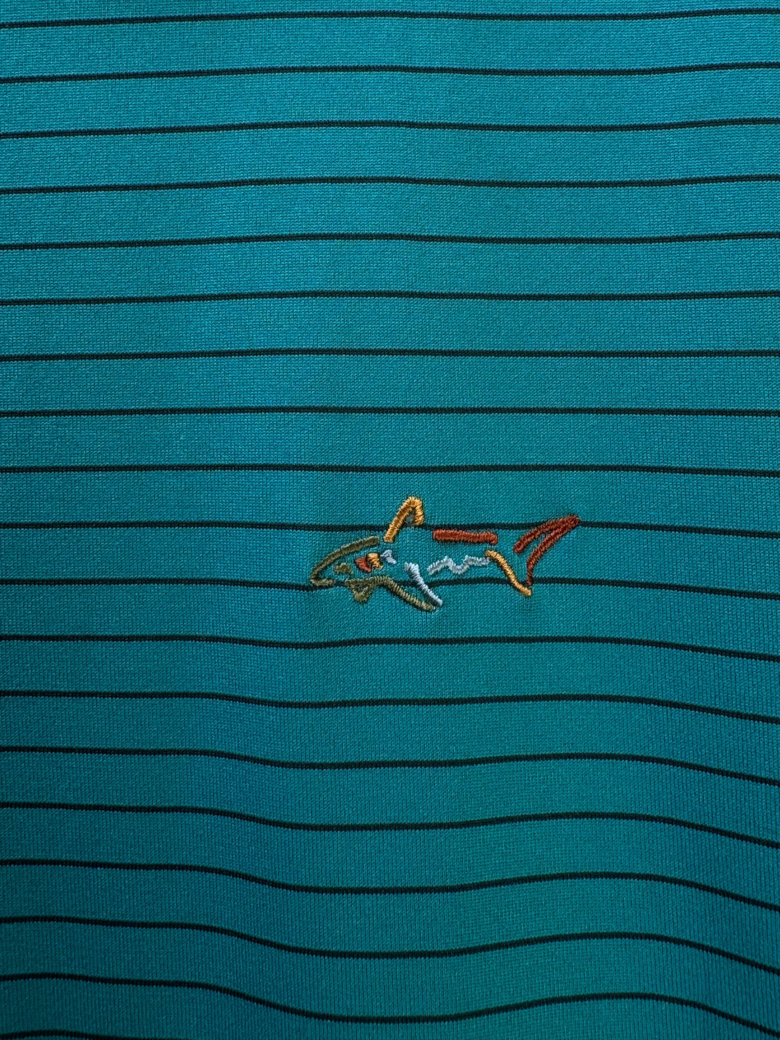 Greg Norman® Small | Chest: 21" | Teal | Glof Polo T-Shirt | 3438 - Genuine Maal