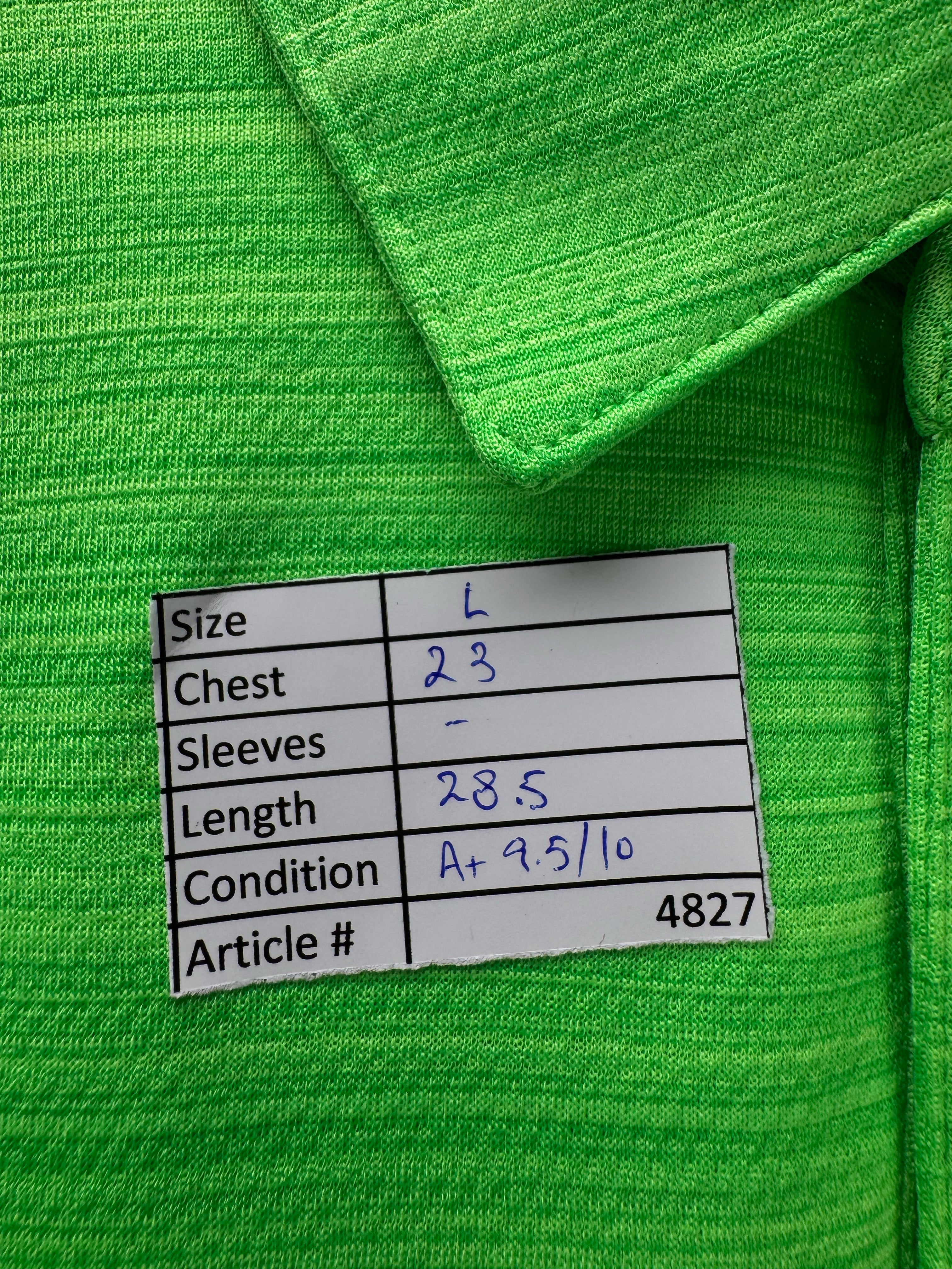 FILA® Large | Chest: 23" | Green | Golf Polo | Polyester | 4827 - Genuine Maal