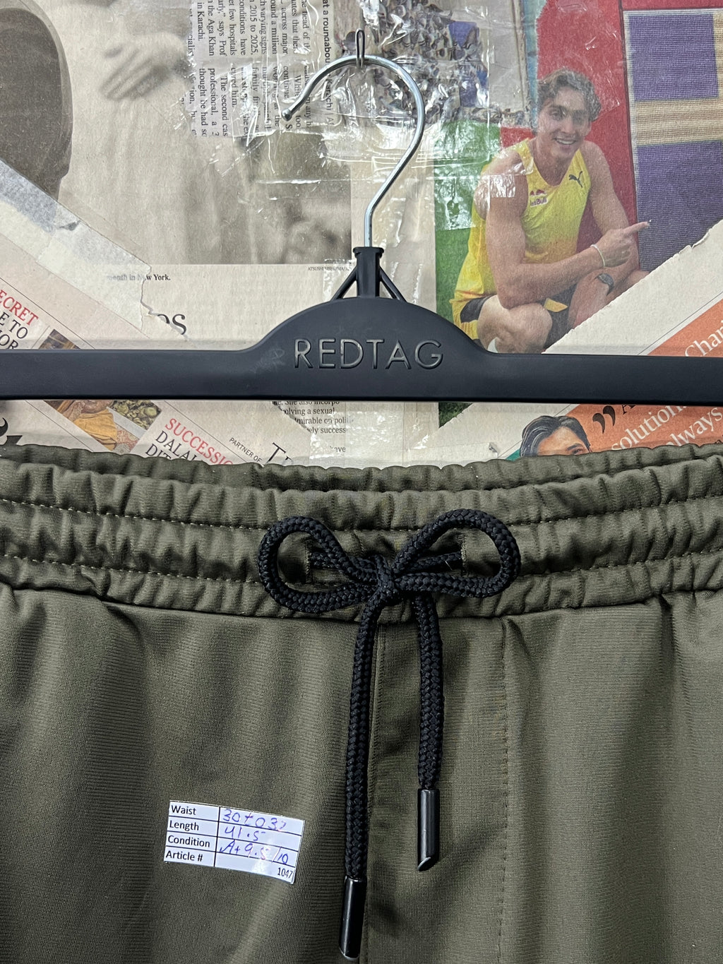 Equals® Waist: 30" to 32" | Dark Olive | Trouser | 1047 - Genuine Maal