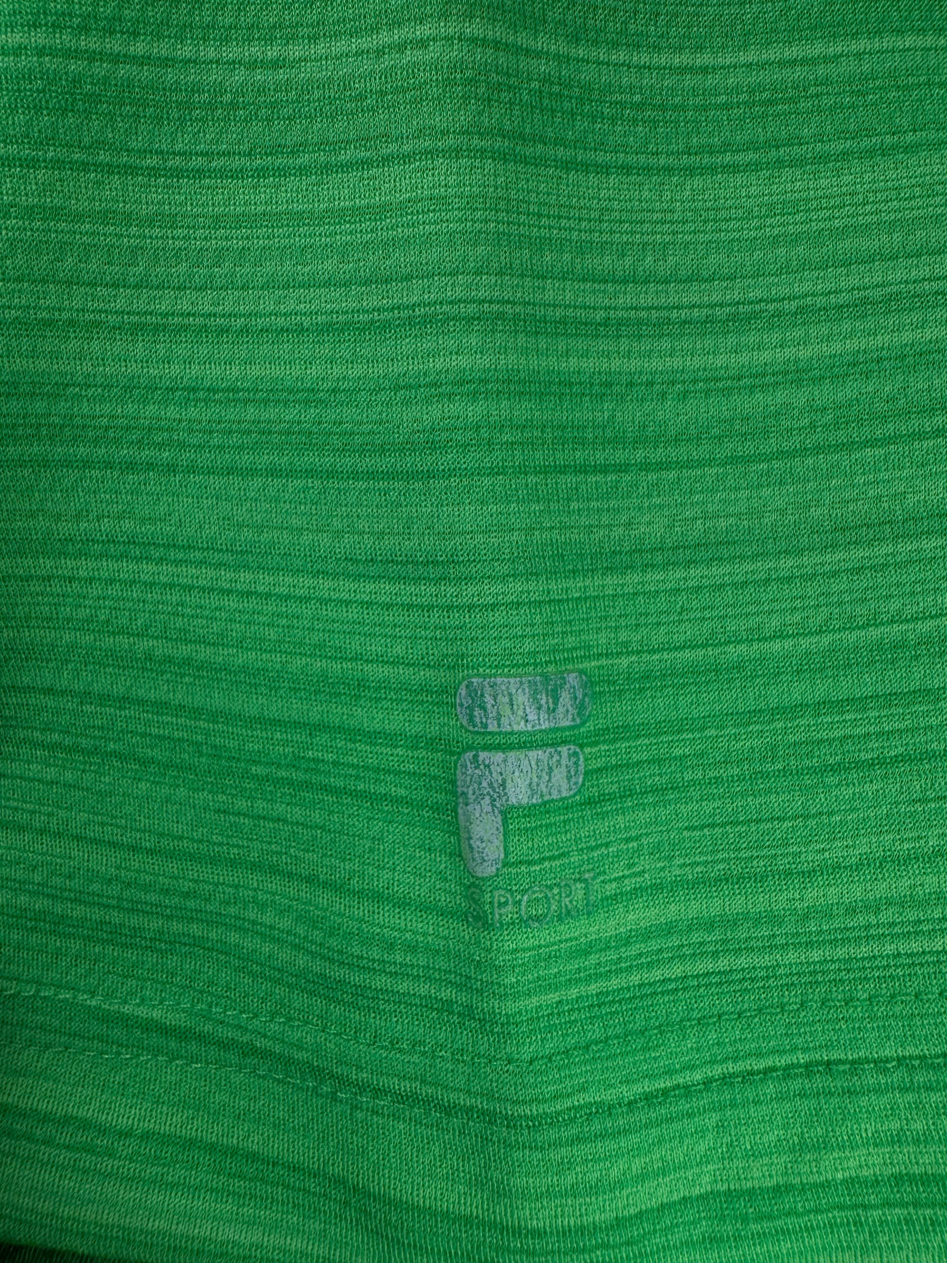 FILA® Large | Chest: 23" | Green | Golf Polo | Polyester | 4827 - Genuine Maal