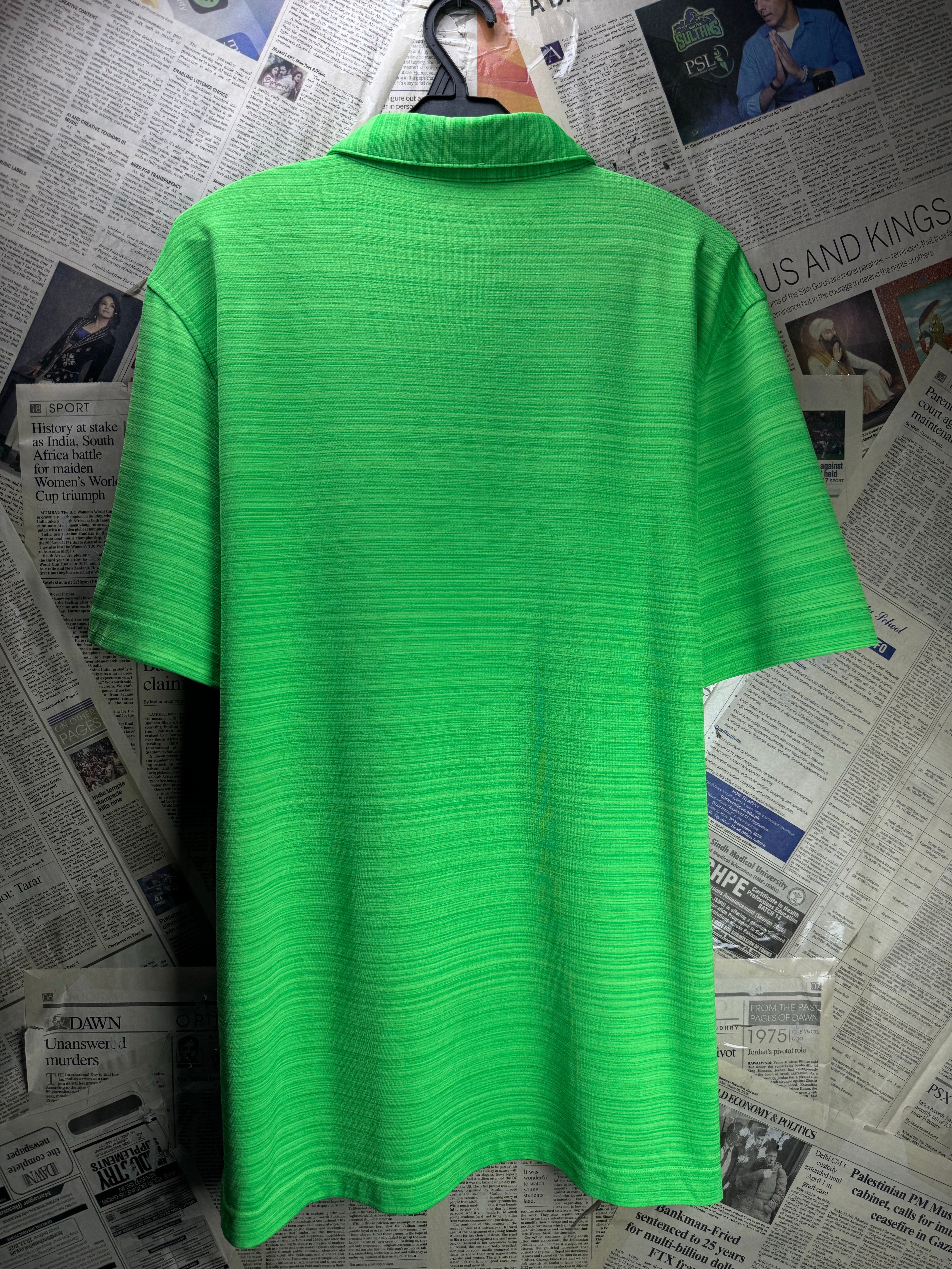 FILA® Large | Chest: 23" | Green | Golf Polo | Polyester | 4827 - Genuine Maal