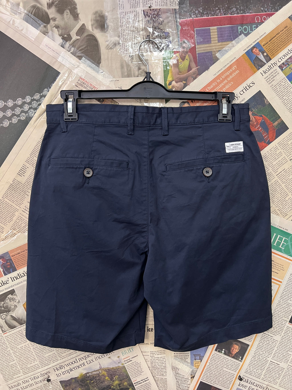 River Island® Waist: 32" | Navy | Shorts | 904 - Genuine Maal