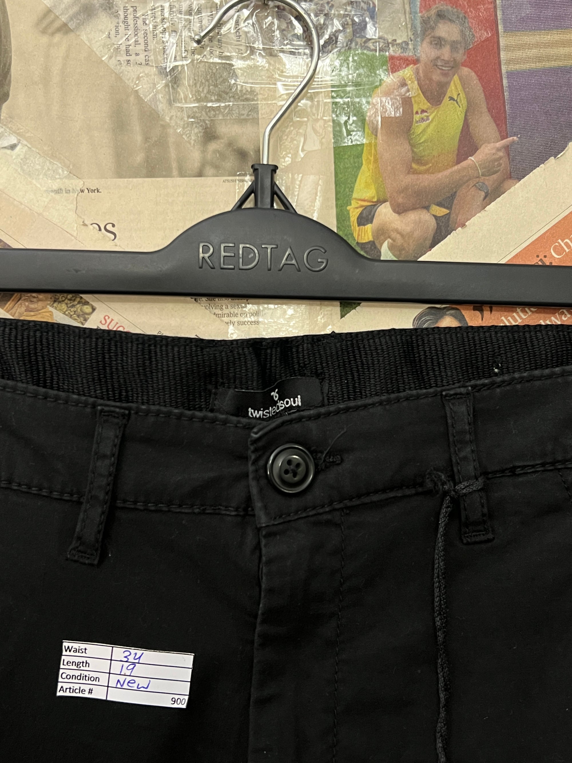 Twisted Soul® Waist: 34" | Black | Shorts | 900 - Genuine Maal