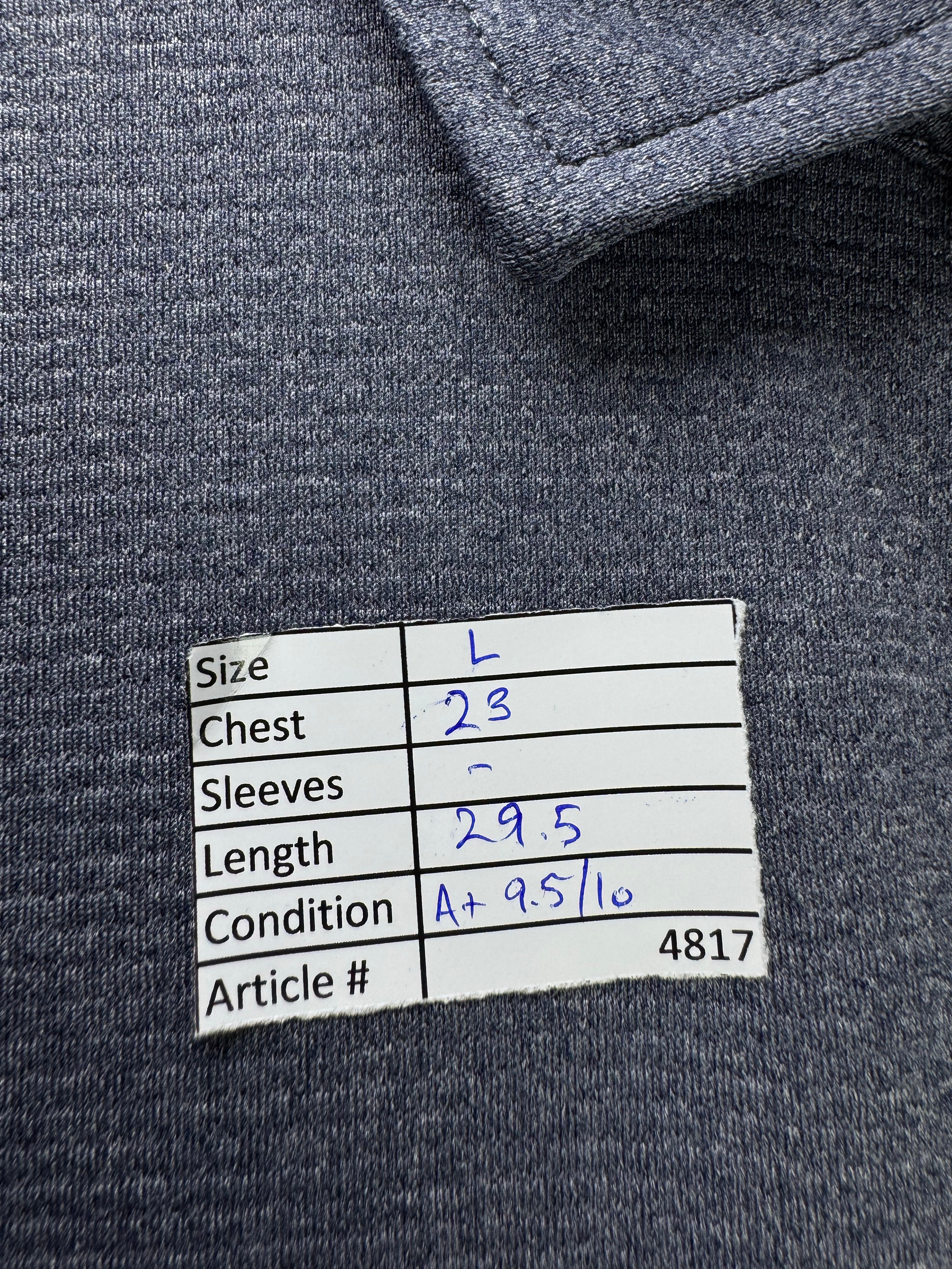 Weatherproof® Large | Chest: 23" | Grey | Golf Polo | Polyester | 4817 - Genuine Maal