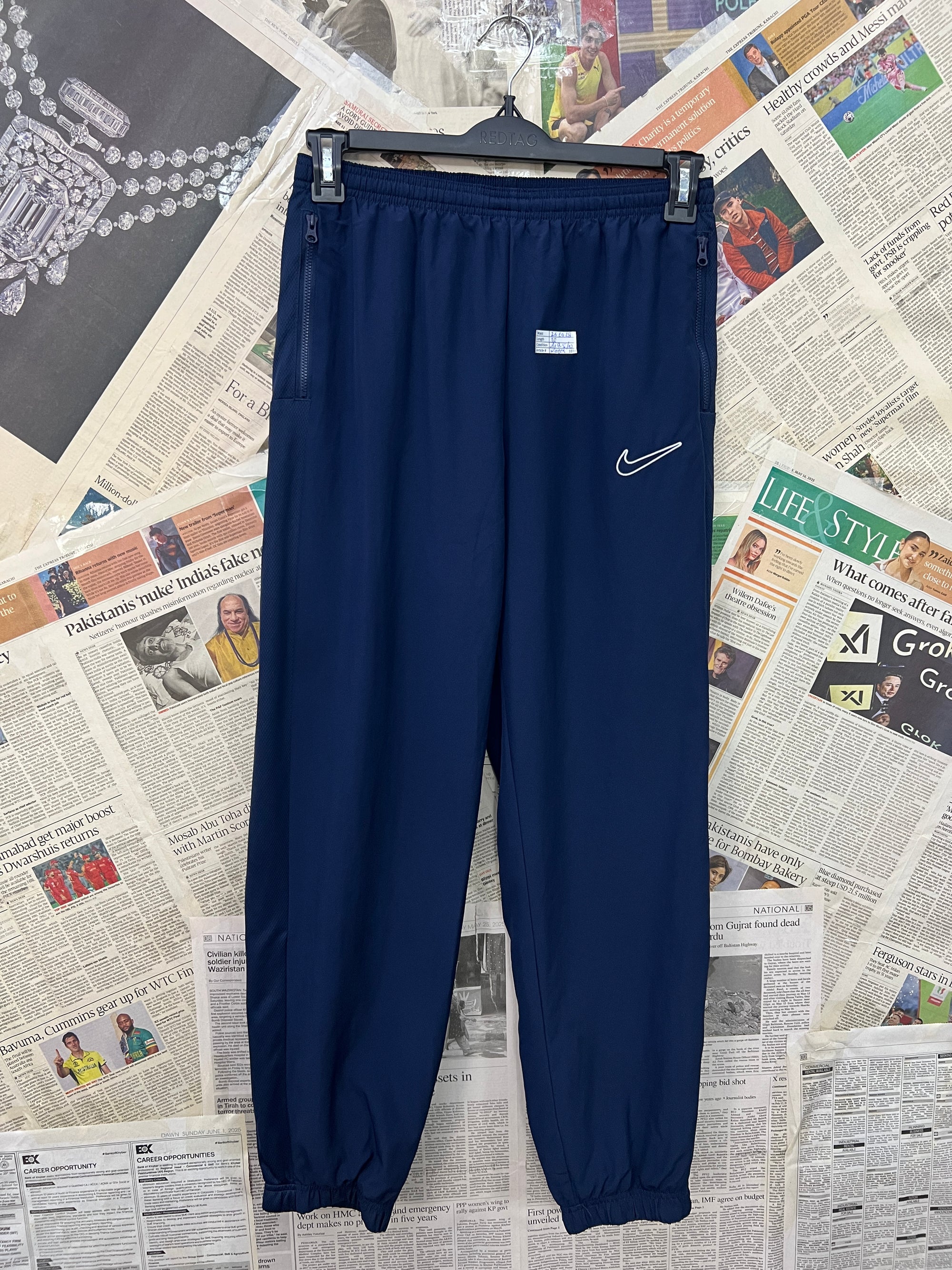 N*ke® Waist: 26" to 28" | Blue | Trouser | 1055 - Genuine Maal