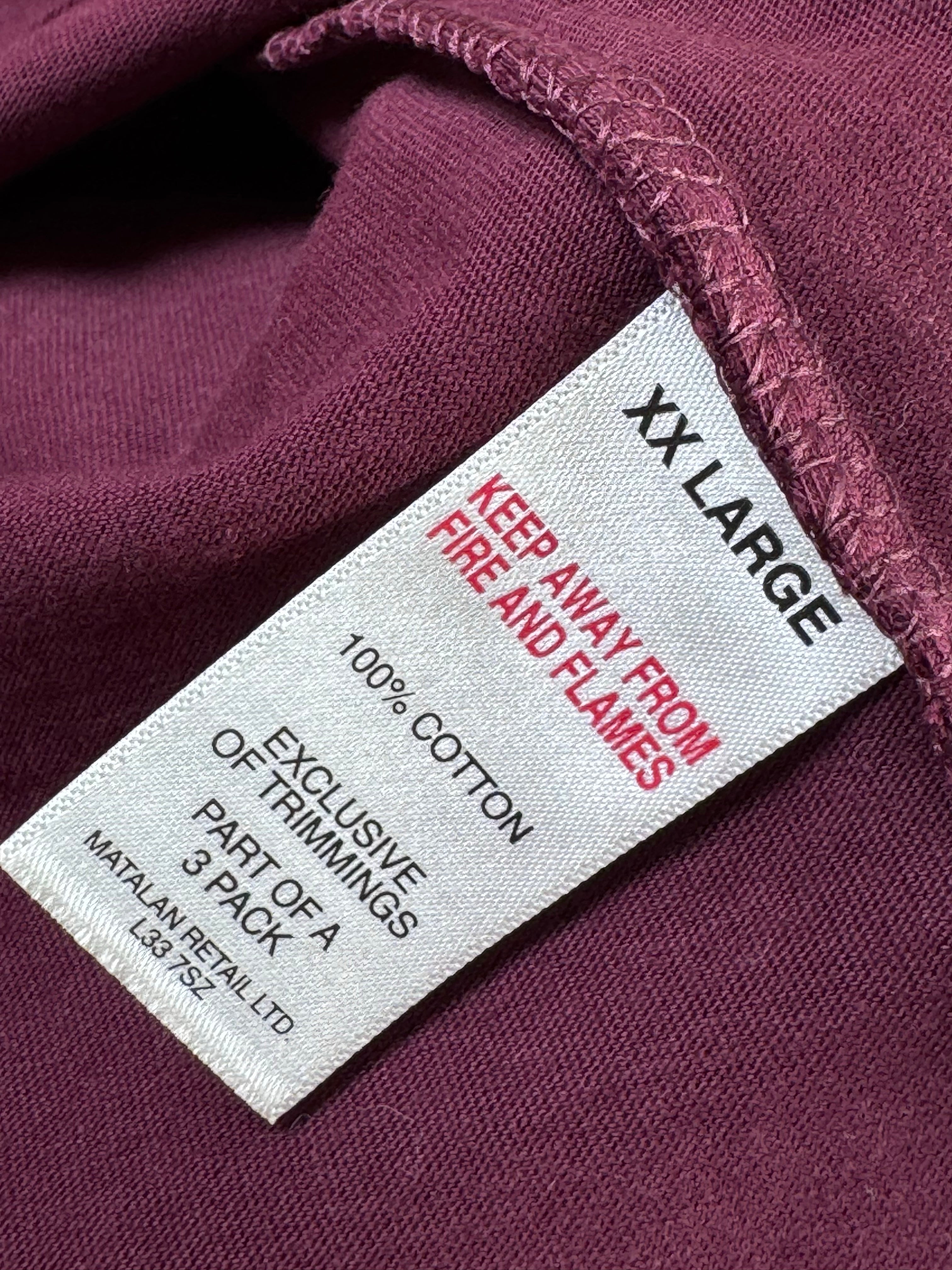 Easy® XL | Chest: 25" | Maroon | T-Shirt | Cotton | 3429 - Genuine Maal