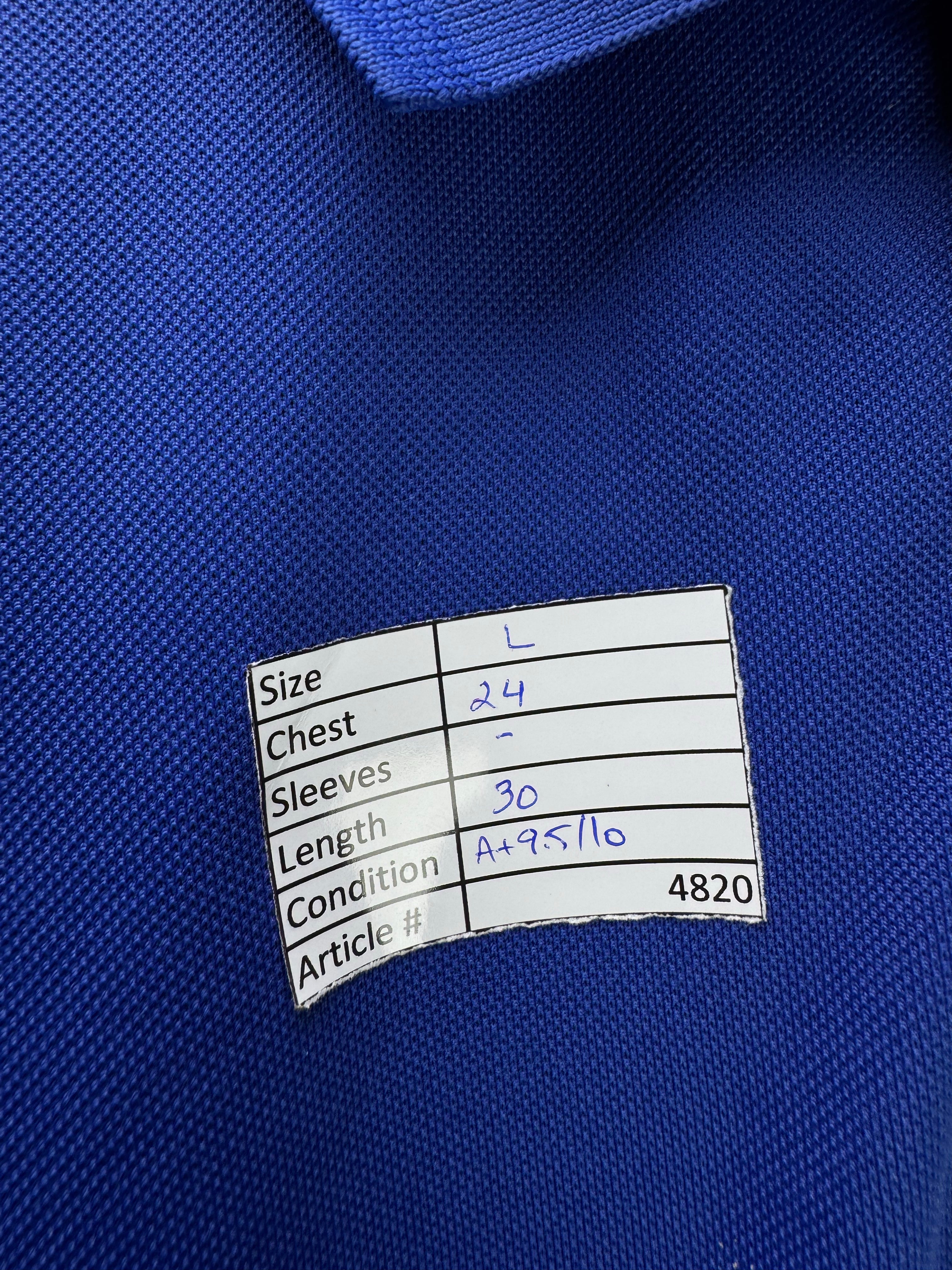 Greg Norman® Large | Chest: 24" | Blue | Golf Polo | Poly - Spandex | 4820 - Genuine Maal