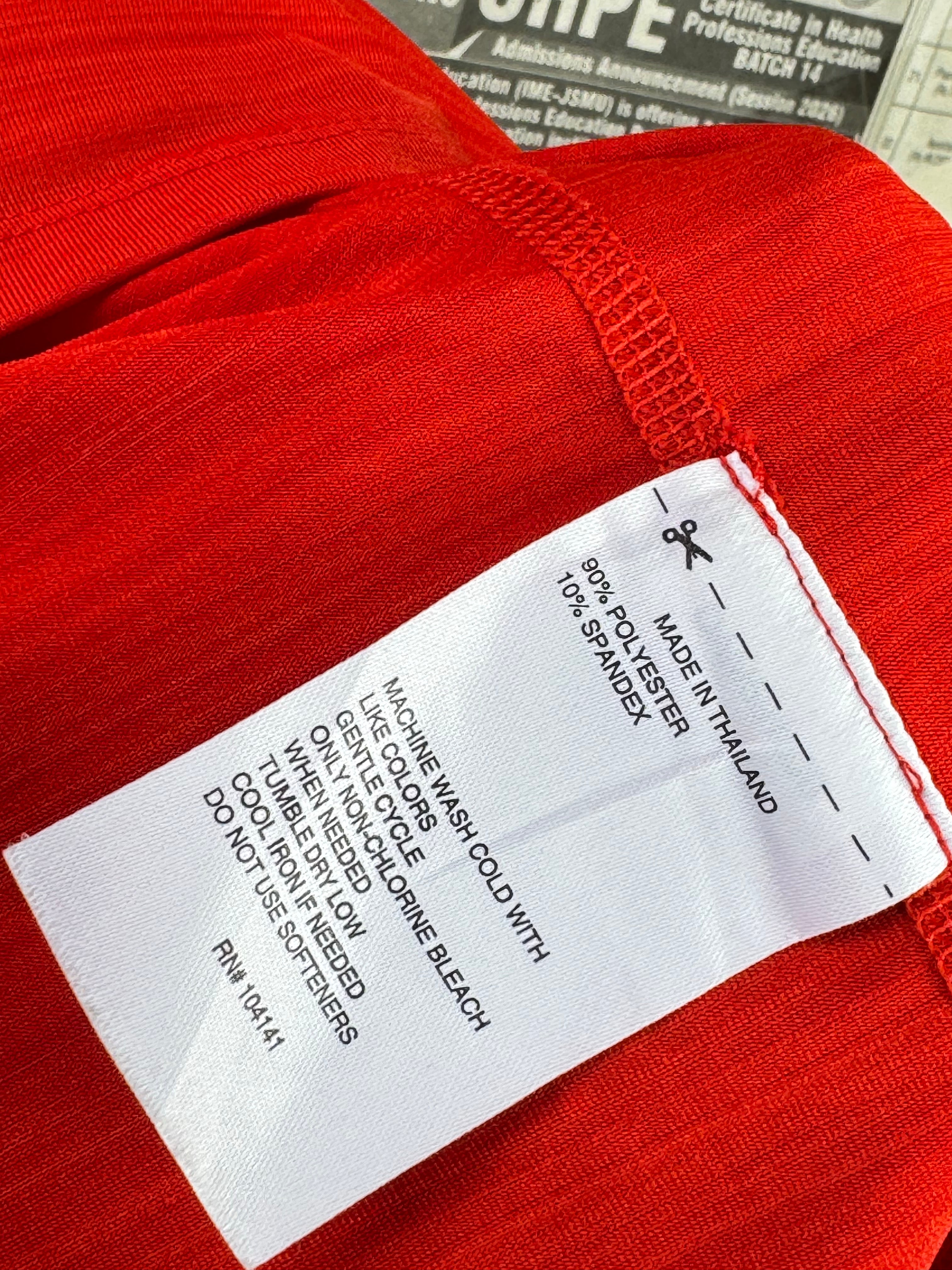DSG® Small | Chest: 21" | Red | Gym T-Shirt | Poly - Spandex | 3430 - Genuine Maal