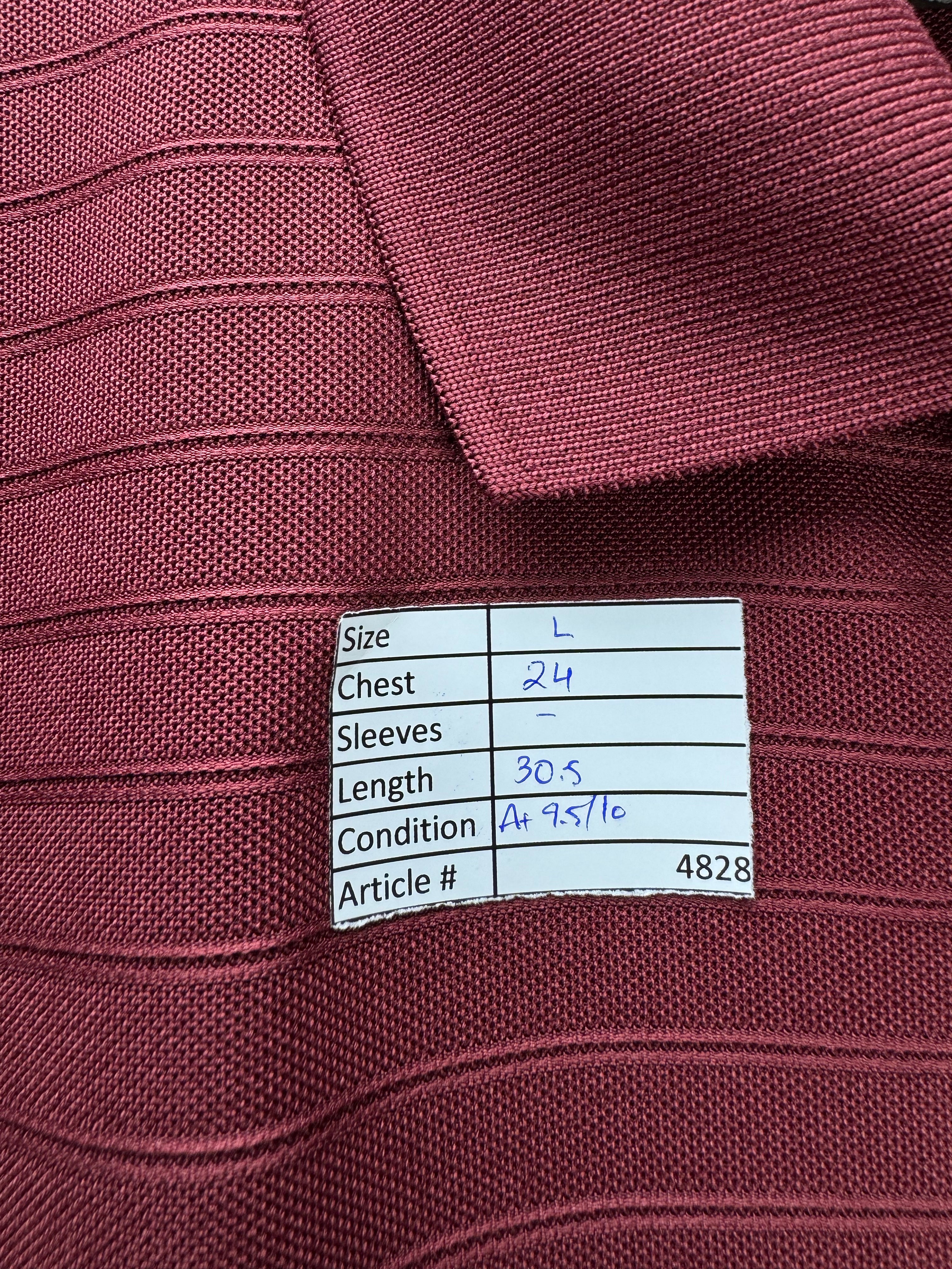 Grandslam® Large | Chest: 24" | Red | Golf Polo | Polyester | 4828 - Genuine Maal