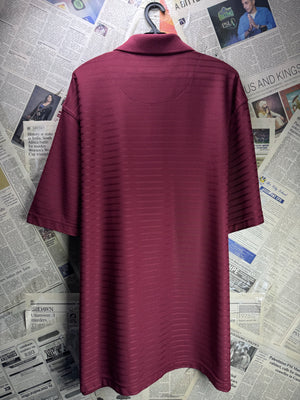 Grandslam® Large | Chest: 24" | Red | Golf Polo | Polyester | 4828 - Genuine Maal