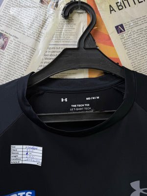 Under Armor® Medium | Chest: 21.5" | Black | Sports T-Shirt | Poly | 3629 - Genuine Maal