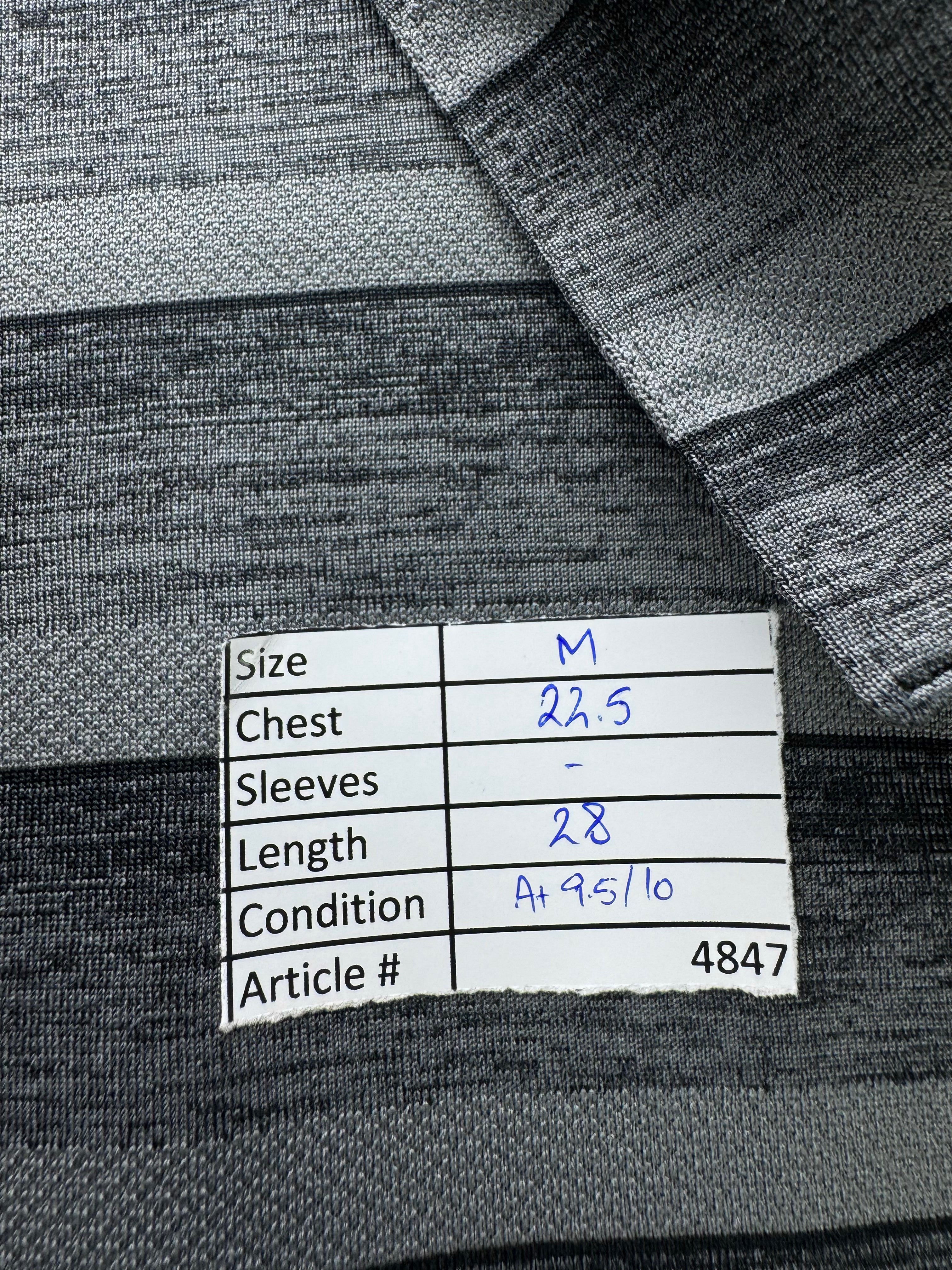 Adid*s® Medium | Chest: 22.5" | Grey | Golf Polo | Polyester | 4847 - Genuine Maal