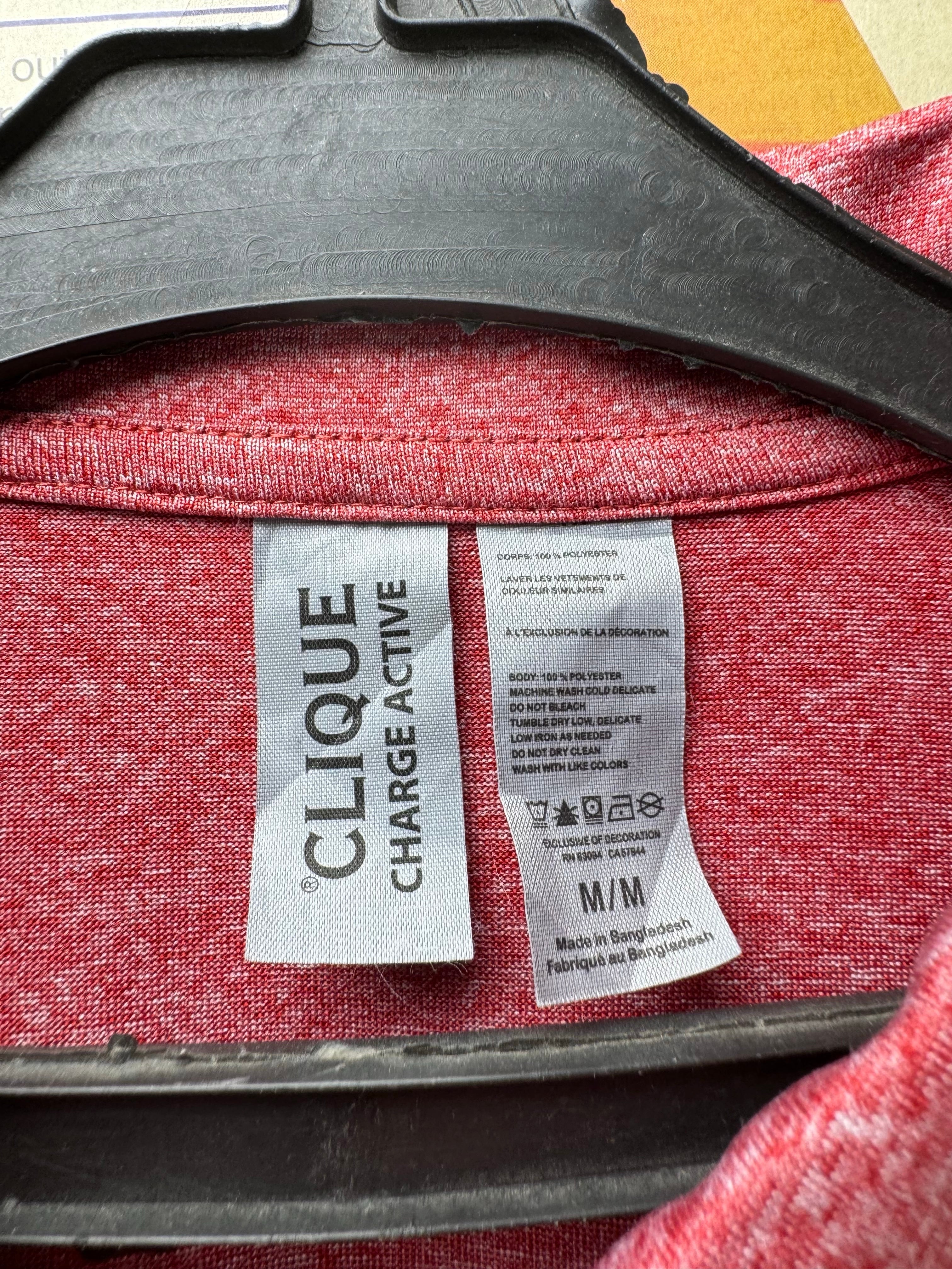 Clique® Medium | Chest: 22" | Pink | Golf Polo | Polyester | 4856 - Genuine Maal