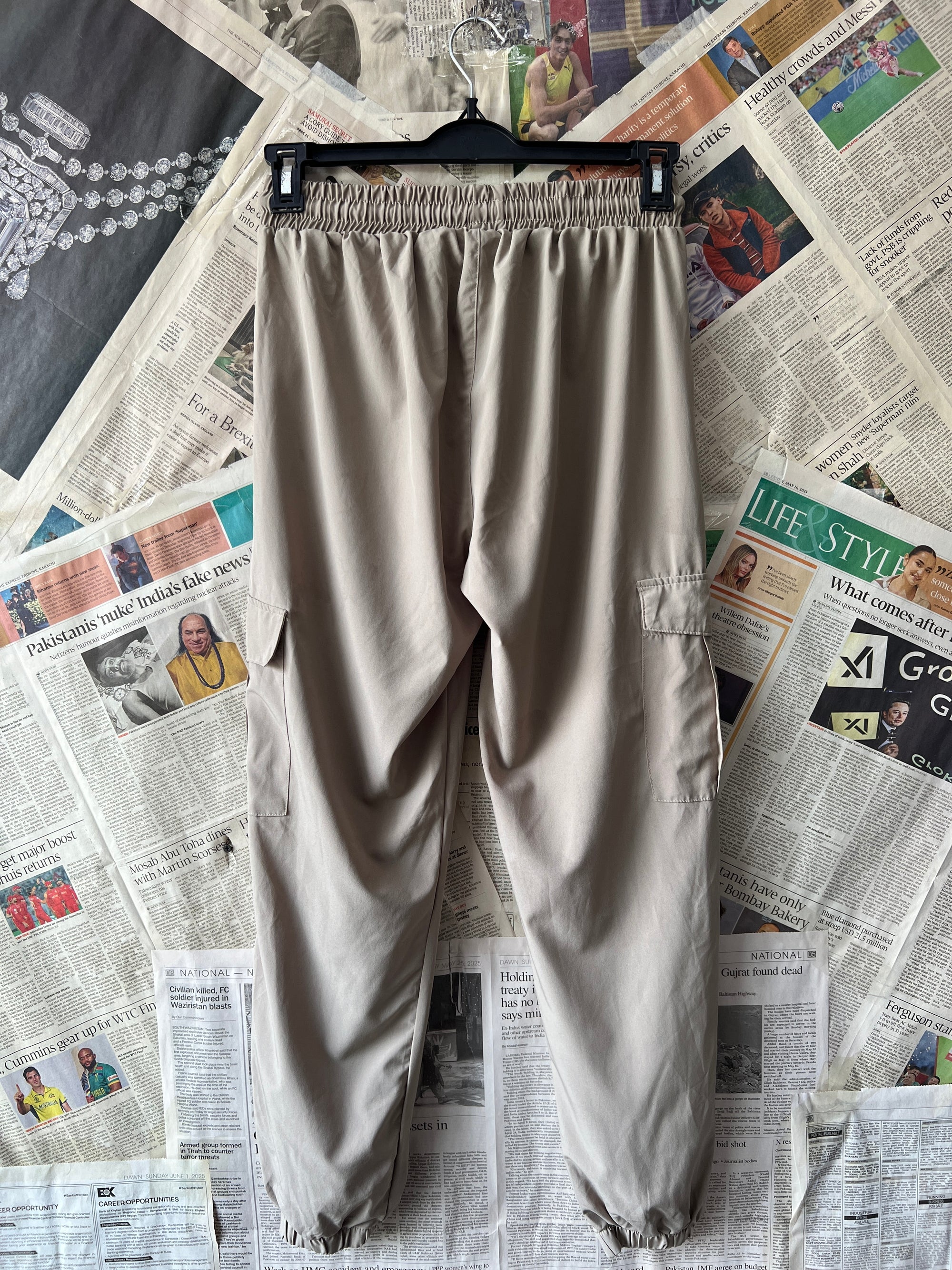 Adid*s® Waist: 26" to 28" | Sand | Cargo Trouser | 1033 - Genuine Maal