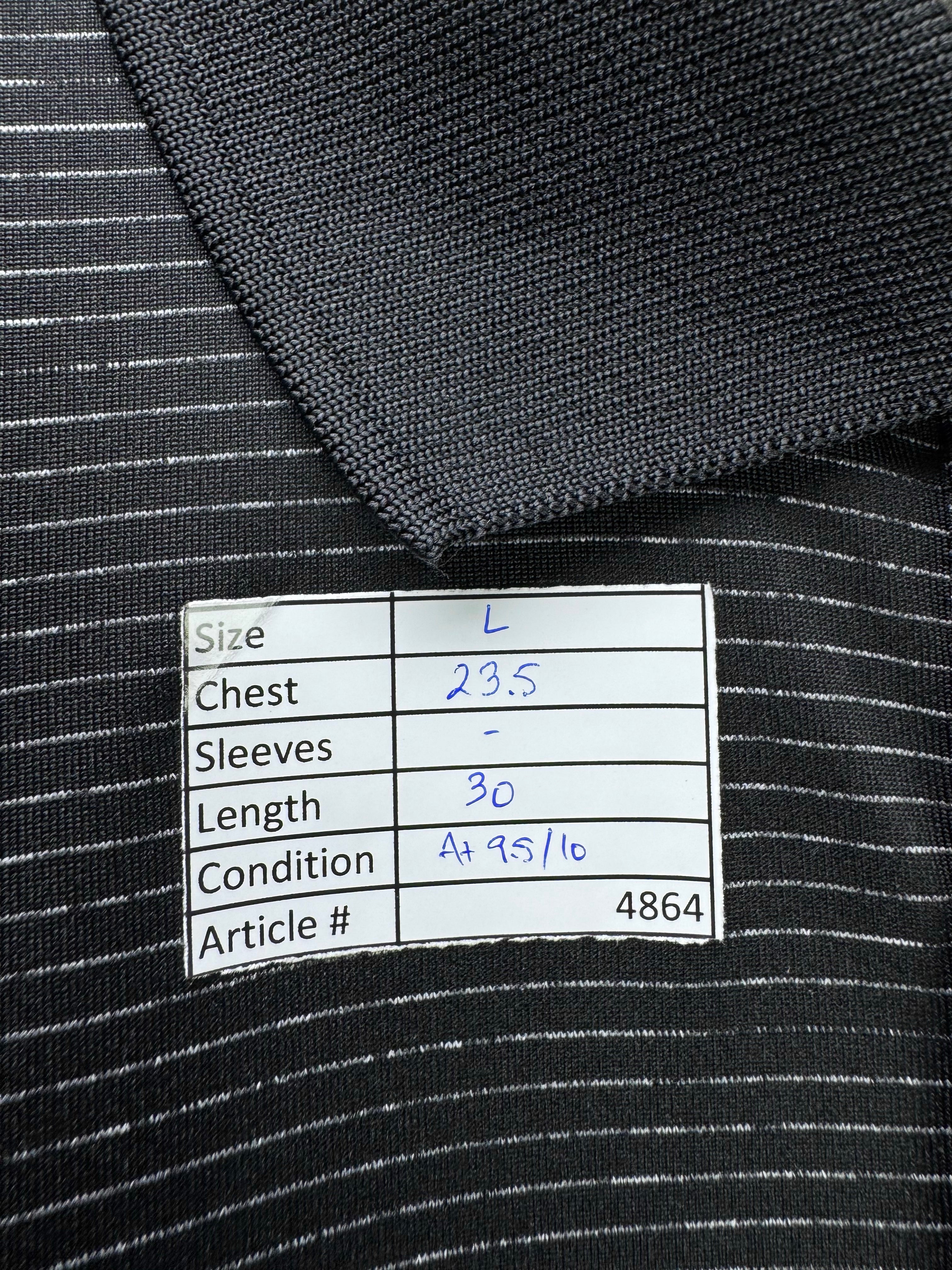 Croft&Barrow® Large | Chest: 23.5" | Black | Golf Polo | Polyester | 4864 - Genuine Maal