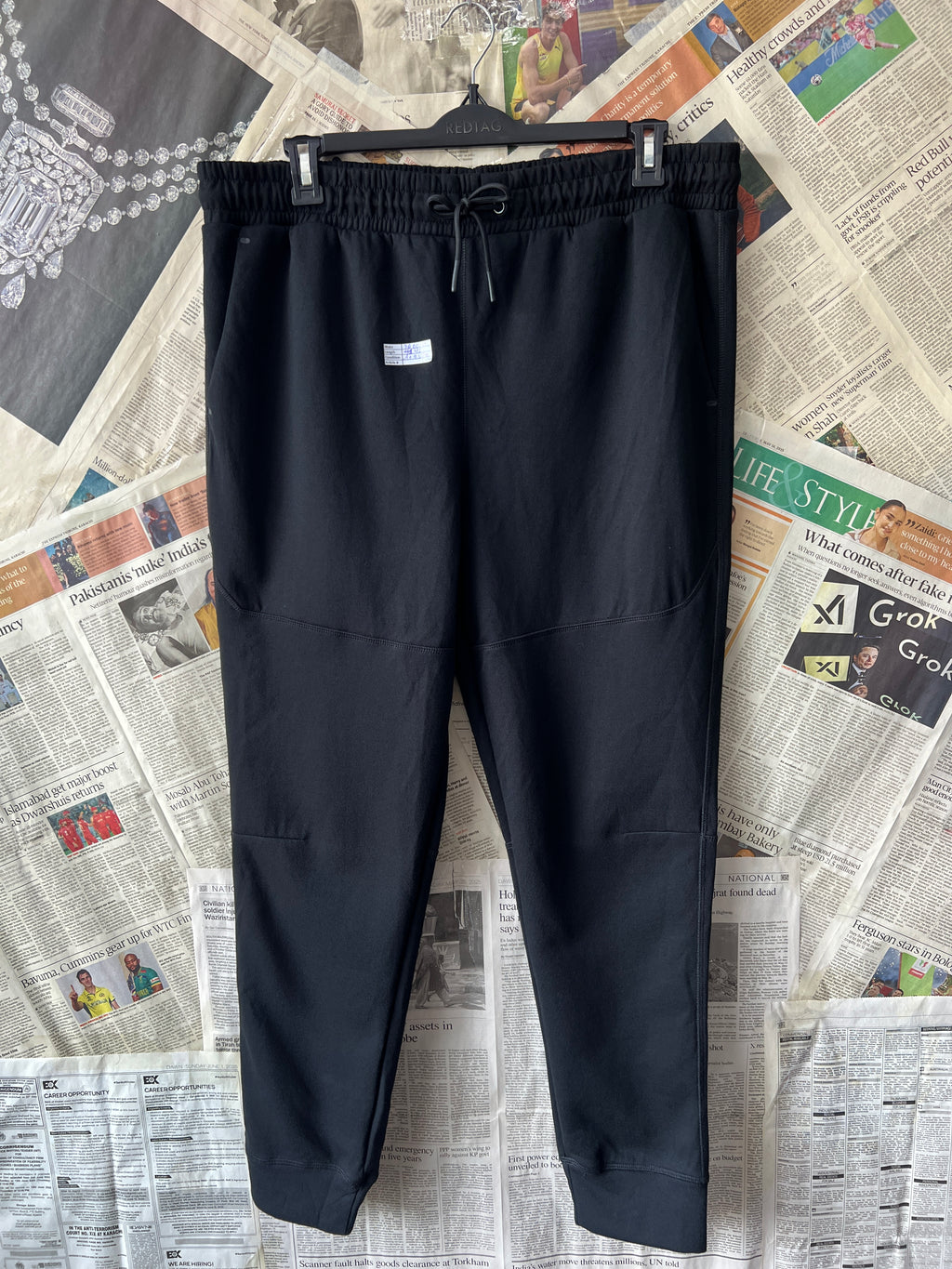 Primark® Waist: 38" to 40" | Black | Trouser | 1054 - Genuine Maal