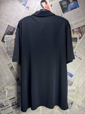 Croft&Barrow® Large | Chest: 23.5" | Black | Golf Polo | Polyester | 4864 - Genuine Maal