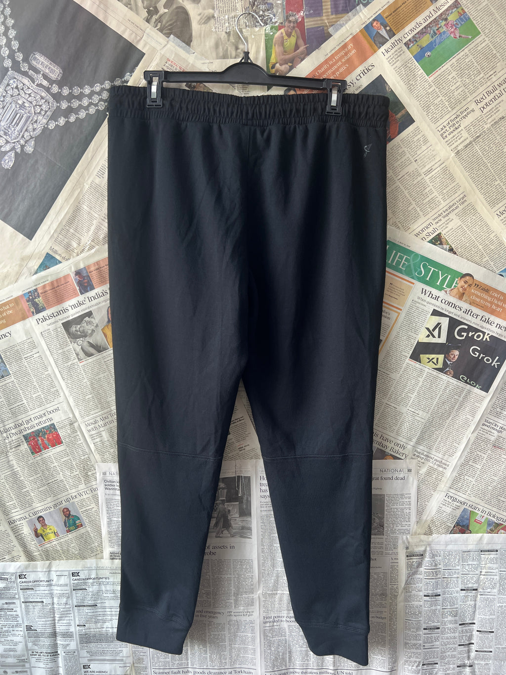 Primark® Waist: 38" to 40" | Black | Trouser | 1054 - Genuine Maal