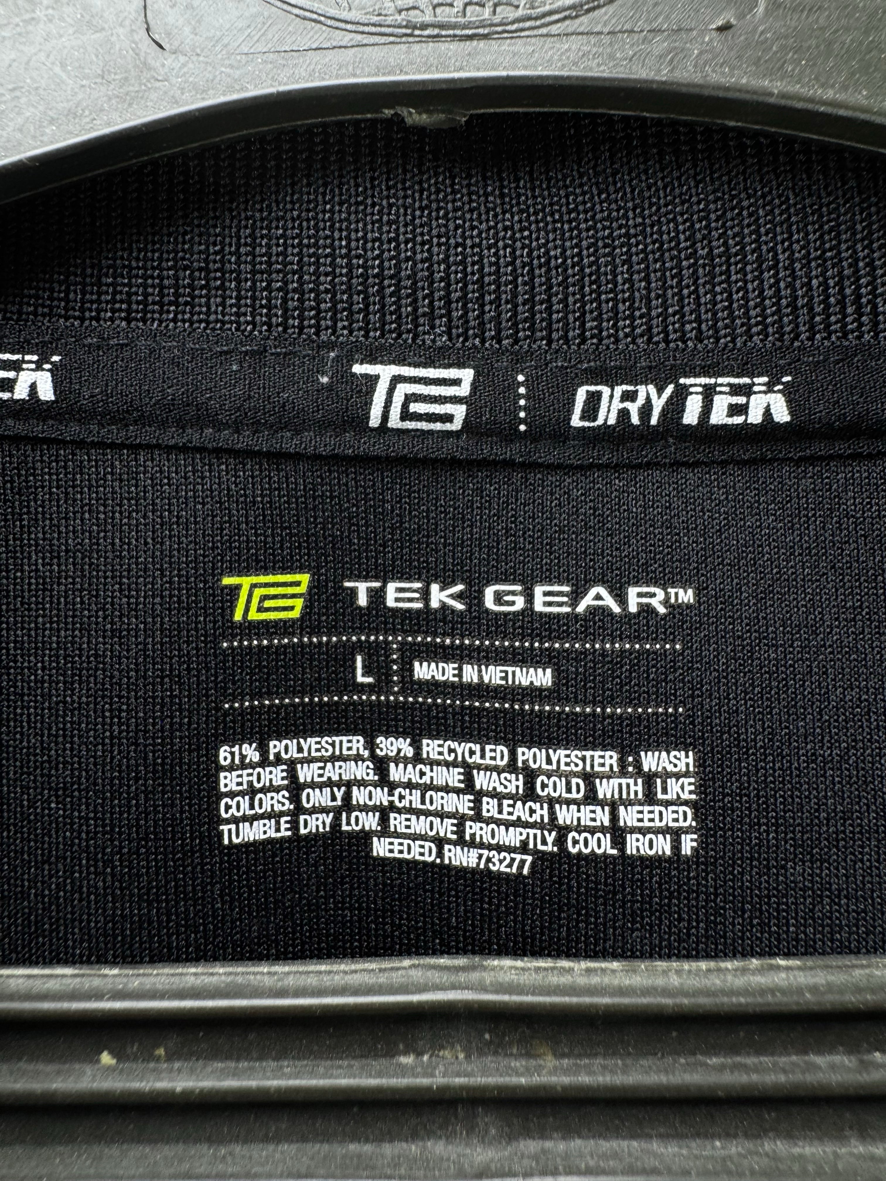 Tek Gear® Medium | Chest: 22" | Black | Golf Polo | Polyester | 4865 - Genuine Maal