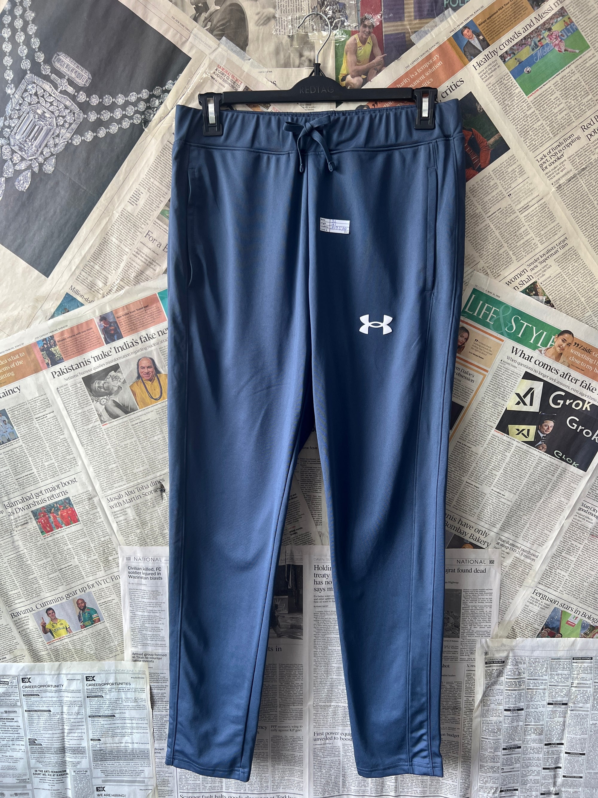 Under Armour® Waist: 32" | Space Blue | Trouser | 1065 - Genuine Maal