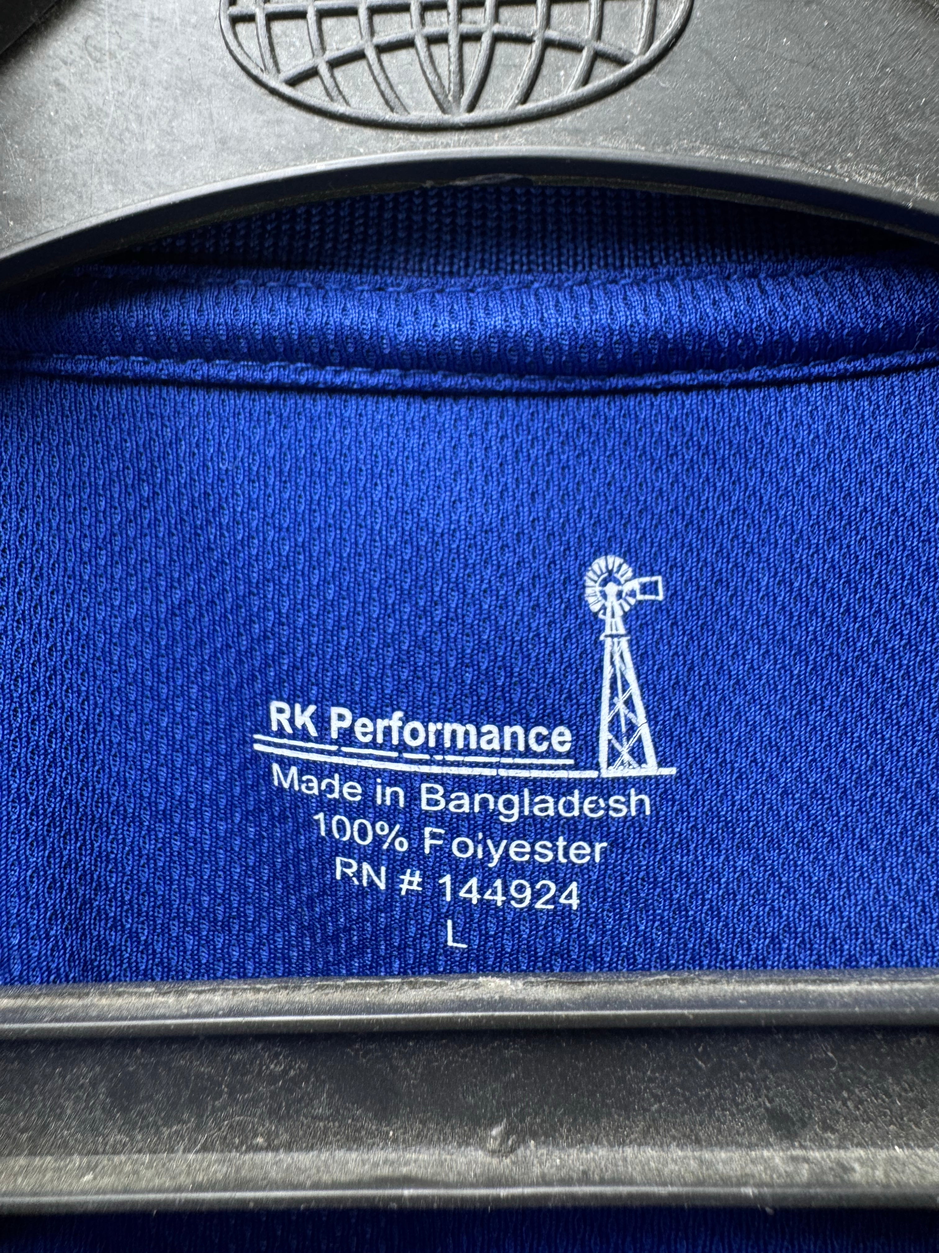 RK Performance® Medium | Chest: 22" | Blue | Golf Polo | Polyester | 4425 - Genuine Maal