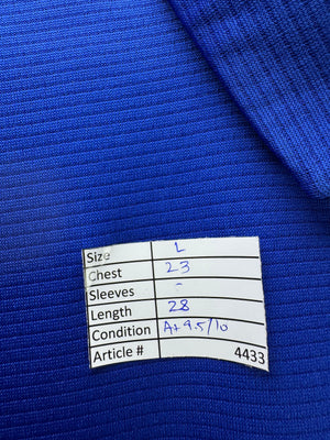 Under Armo*r® Large | Chest: 23" | Blue | Golf Polo | Polyester | 4433 - Genuine Maal