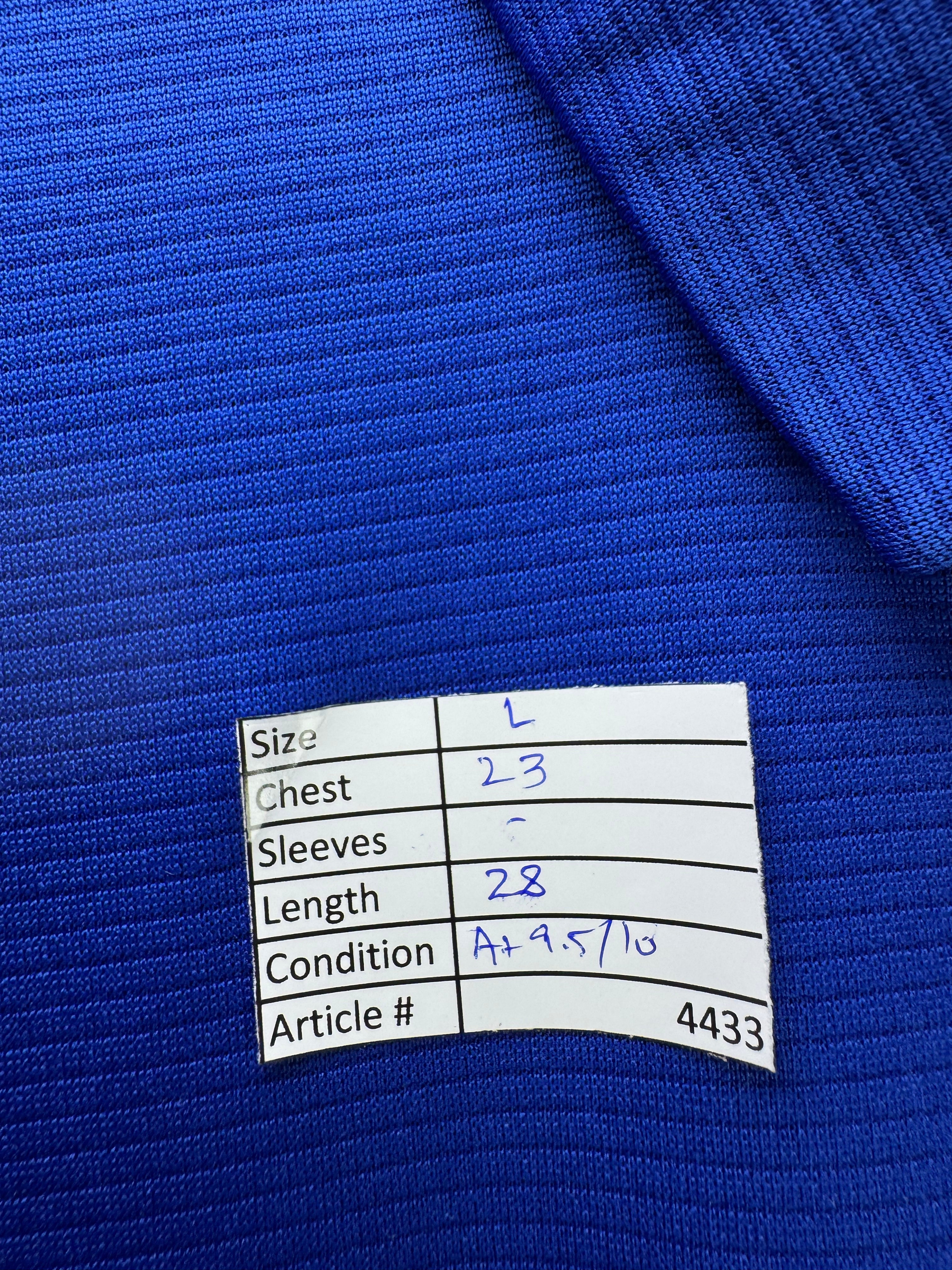 Under Armo*r® Large | Chest: 23" | Blue | Golf Polo | Polyester | 4433 - Genuine Maal