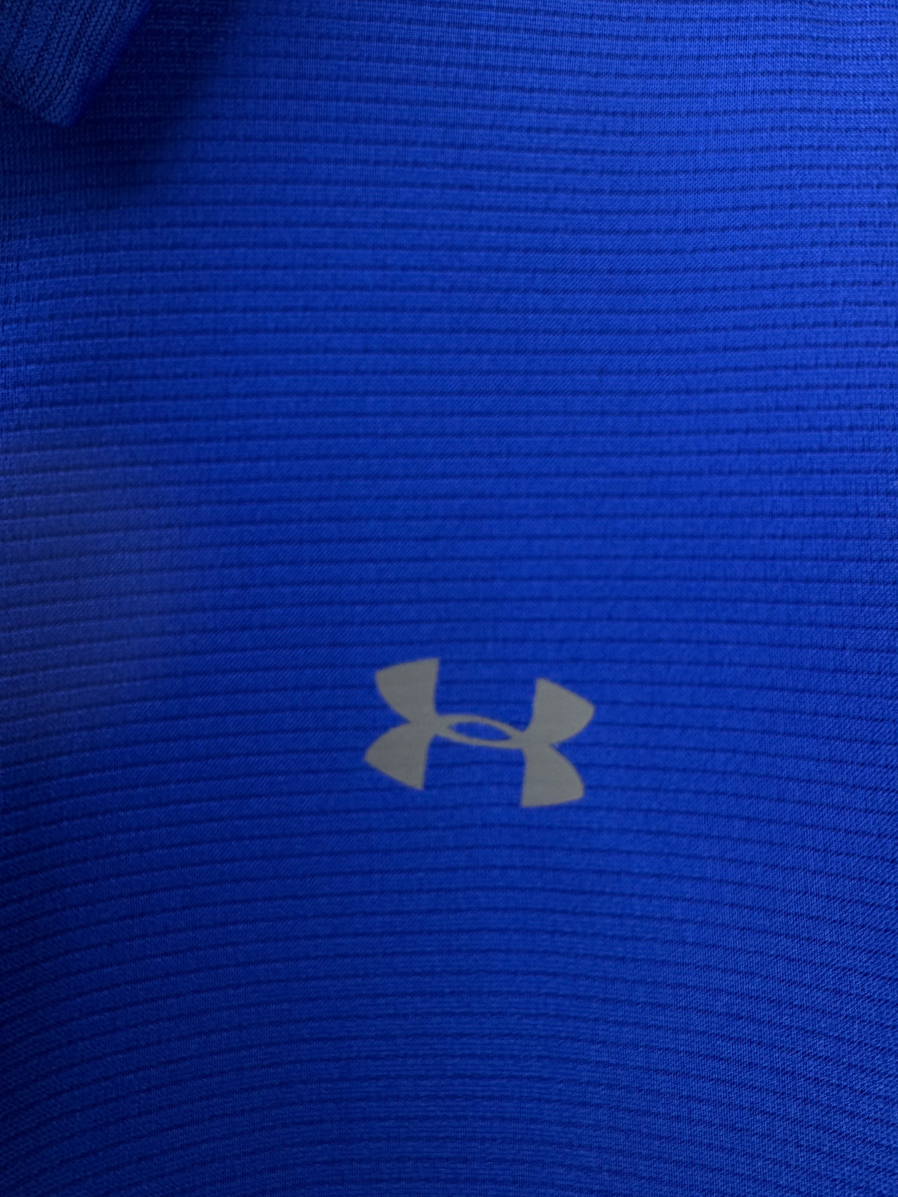 Under Armo*r® Large | Chest: 23" | Blue | Golf Polo | Polyester | 4433 - Genuine Maal