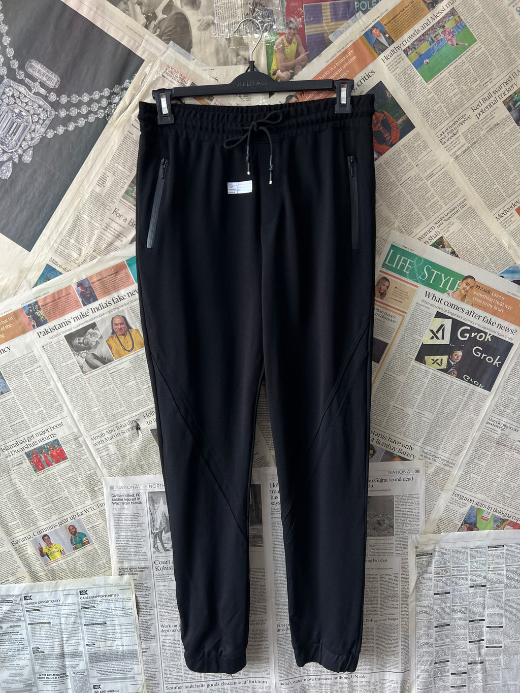 BOYCOTT® Waist: 30" to 32" | Black | Trouser | 1046 - Genuine Maal