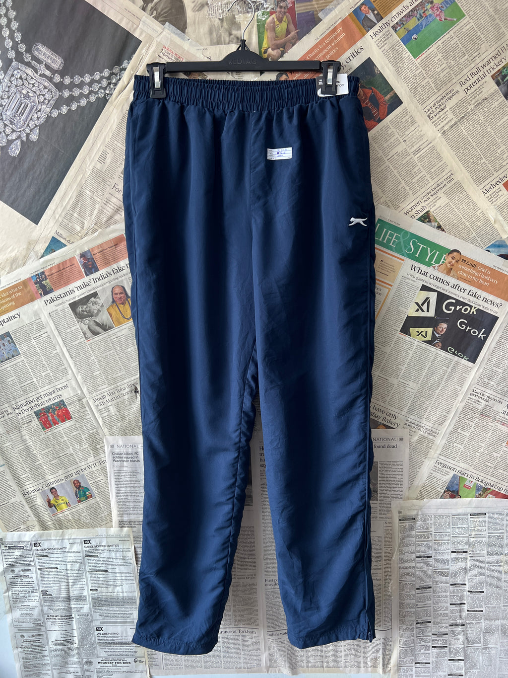 Slazenger® Waist: 30" to 32" | Navy Blue | Trouser | 1040 - Genuine Maal