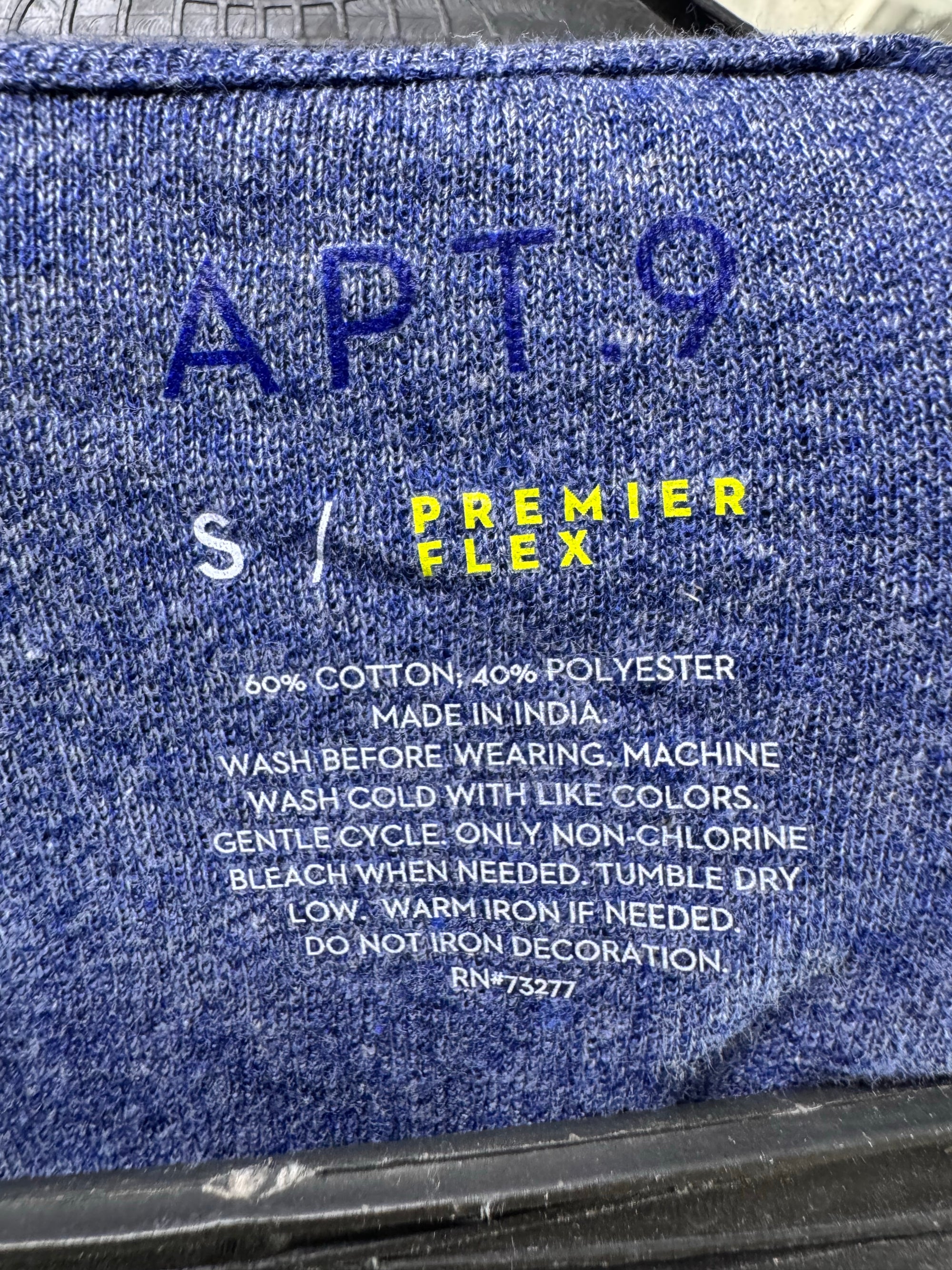 APT9® Small | Chest: 19" | Blue | T-Shirt | Cotton - Poly | 3628 - Genuine Maal