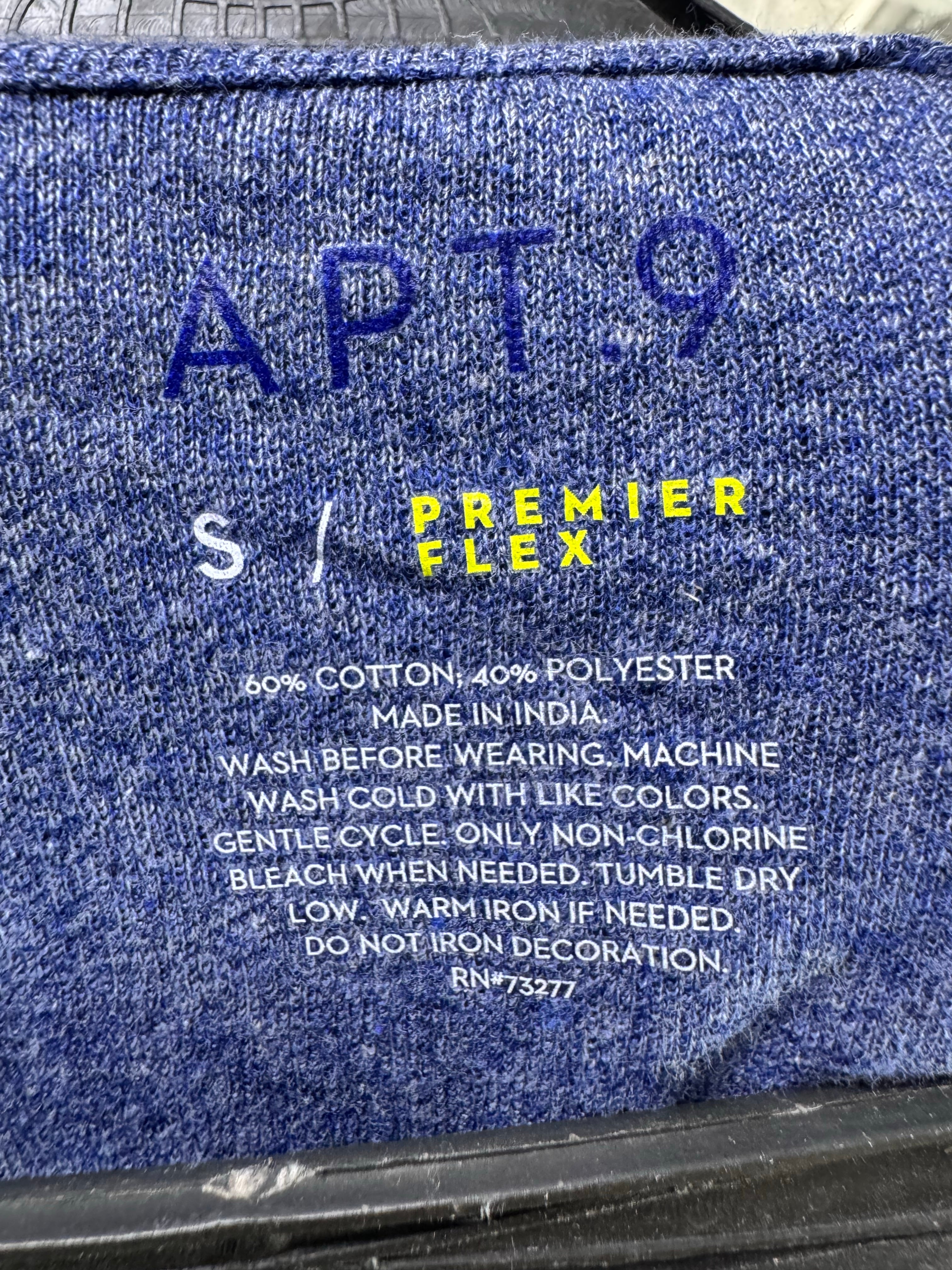 APT9® Small | Chest: 19" | Blue | T-Shirt | Cotton - Poly | 3628 - Genuine Maal