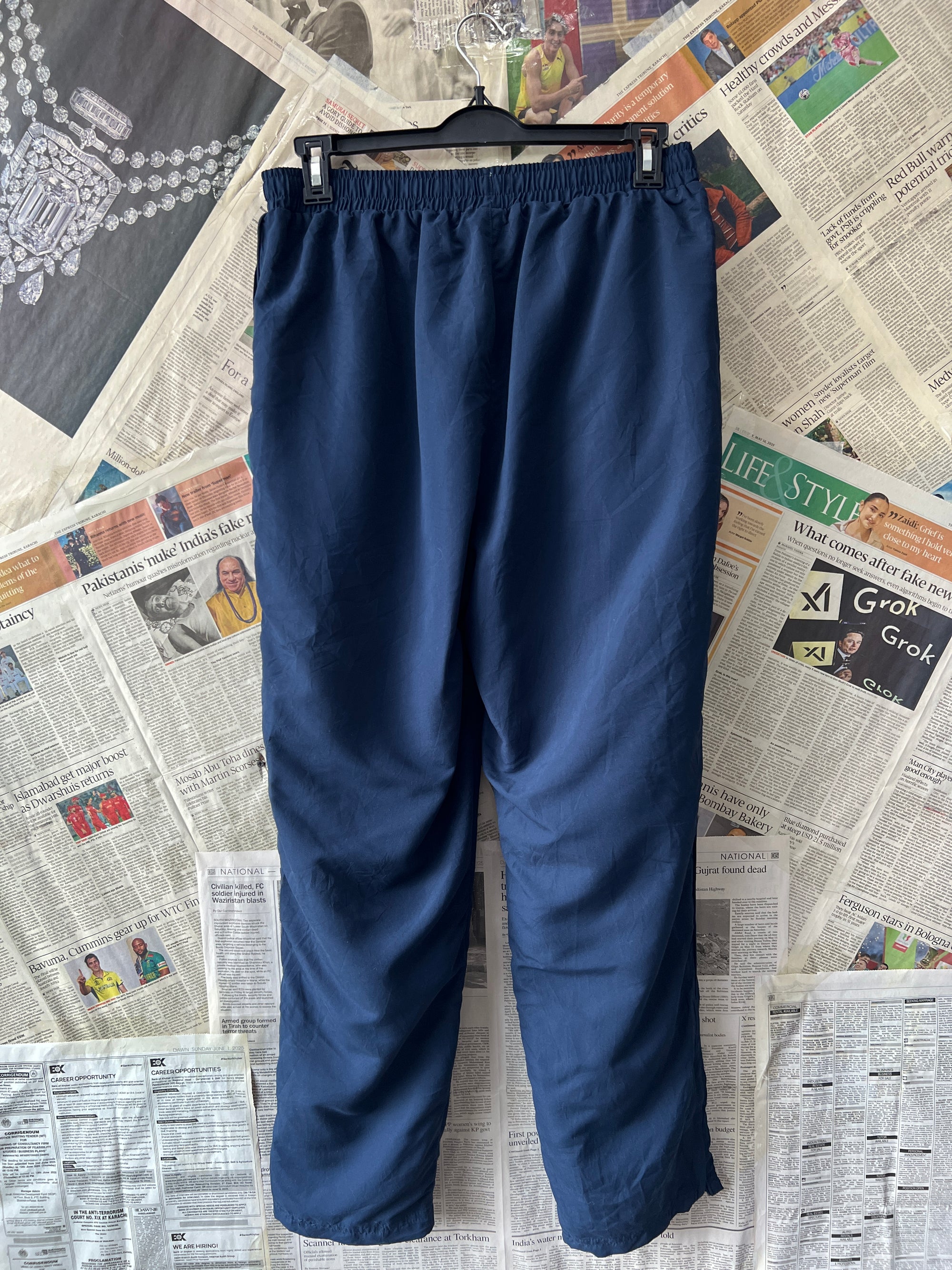 Slazenger® Waist: 30" to 32" | Navy Blue | Trouser | 1040 - Genuine Maal