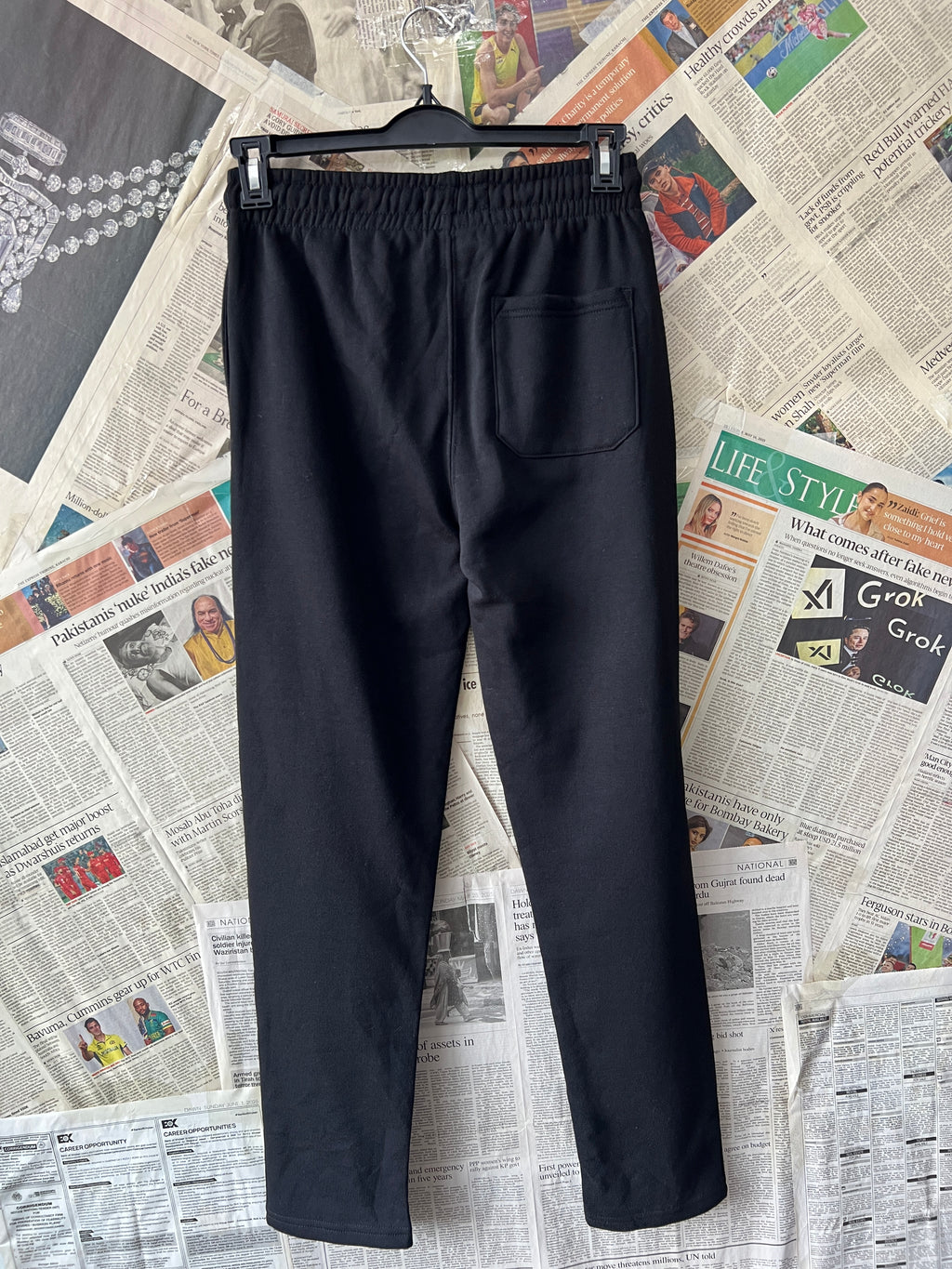 Primark® Waist: 28" to 30" | Black | Trouser | Winter | 907 - Genuine Maal