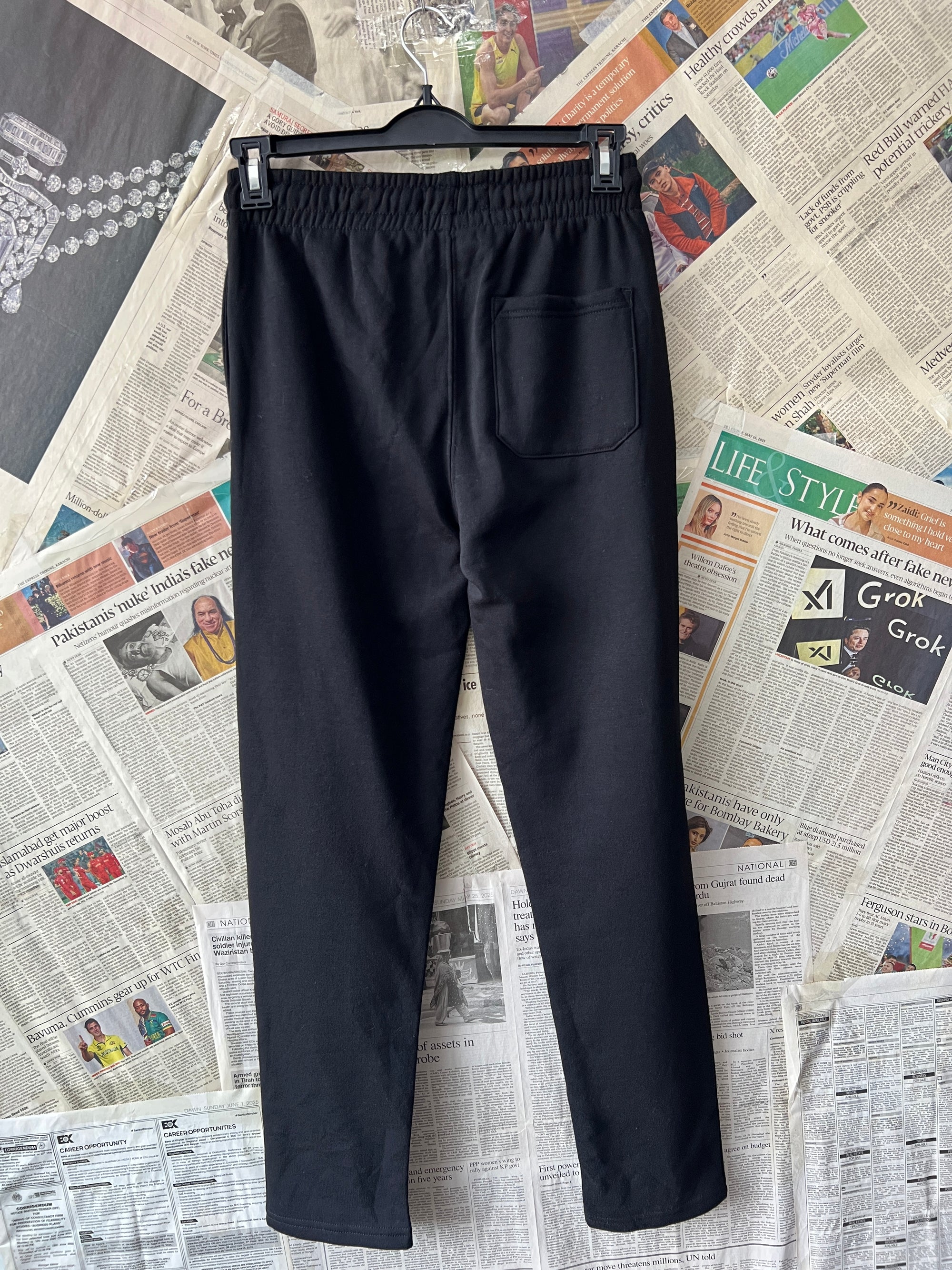 Primark® Waist: 28" to 30" | Black | Trouser | Winter | 907 - Genuine Maal