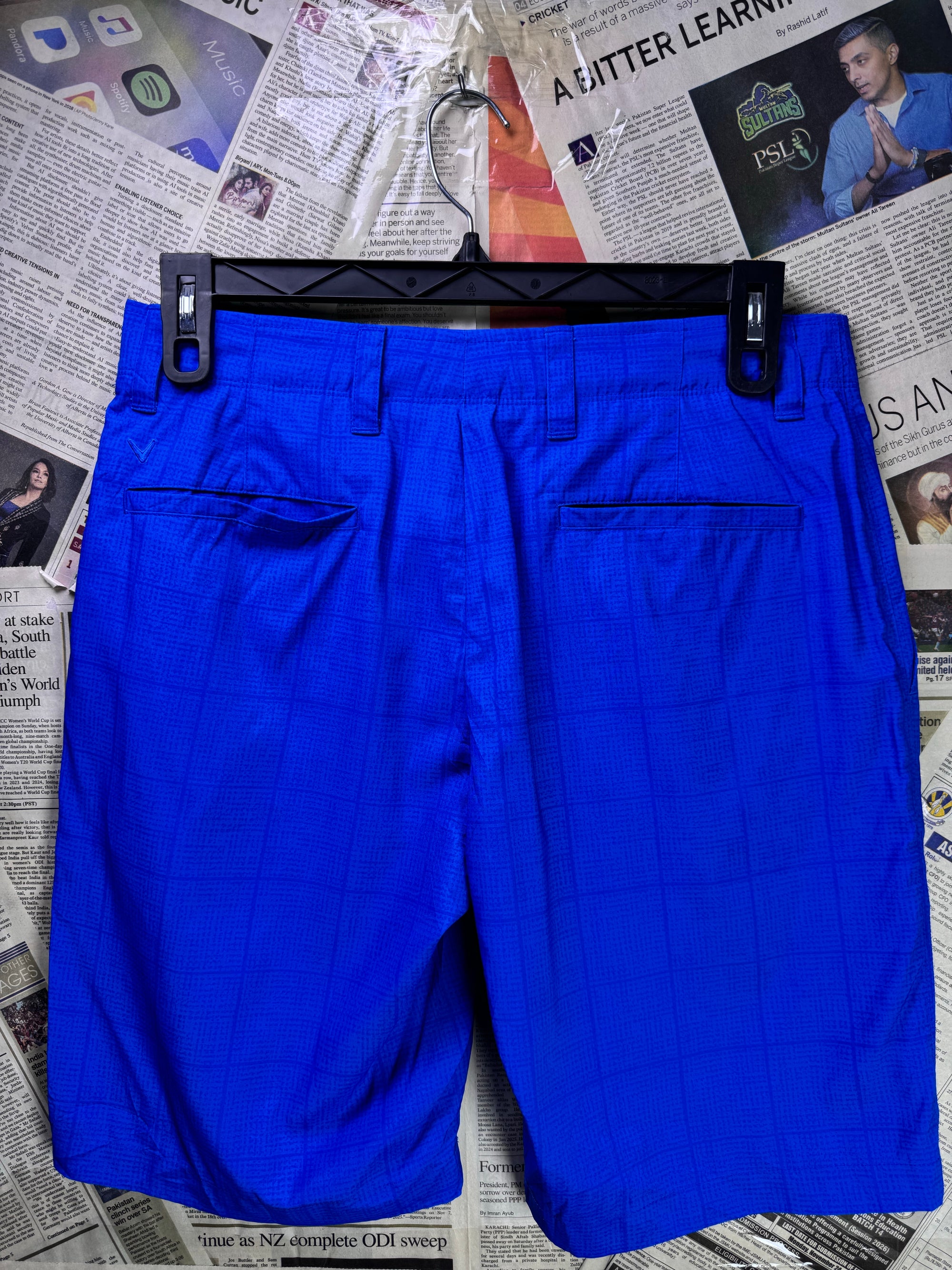 Gallaway® Waist: 32" | Royal Blue | Golf Shorts | Poly - Elastane | 1216 - Genuine Maal