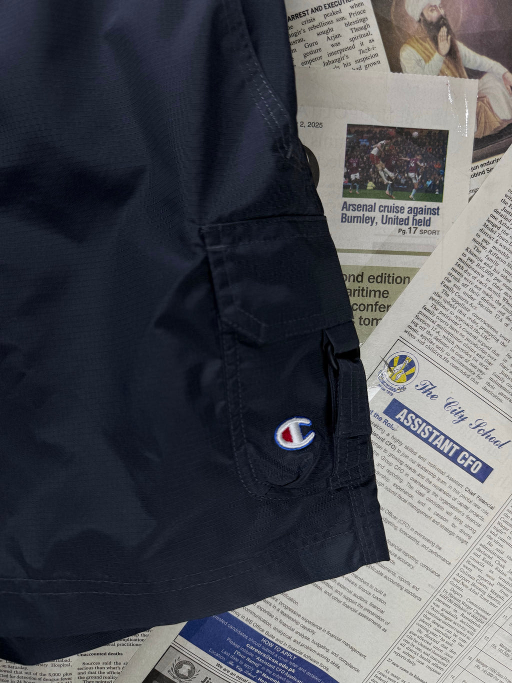 Ch*mpion® Waist: 28" | Black | Swim Shorts | Poly | Inner: Mesh | 1235 - Genuine Maal