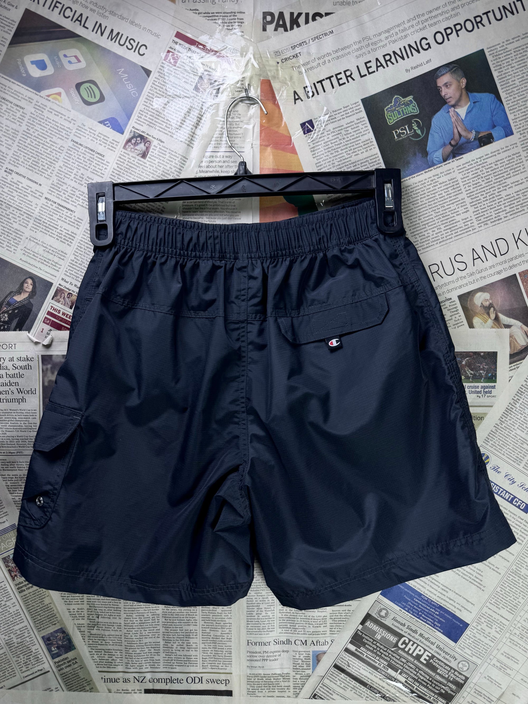 Ch*mpion® Waist: 28" | Black | Swim Shorts | Poly | Inner: Mesh | 1235 - Genuine Maal