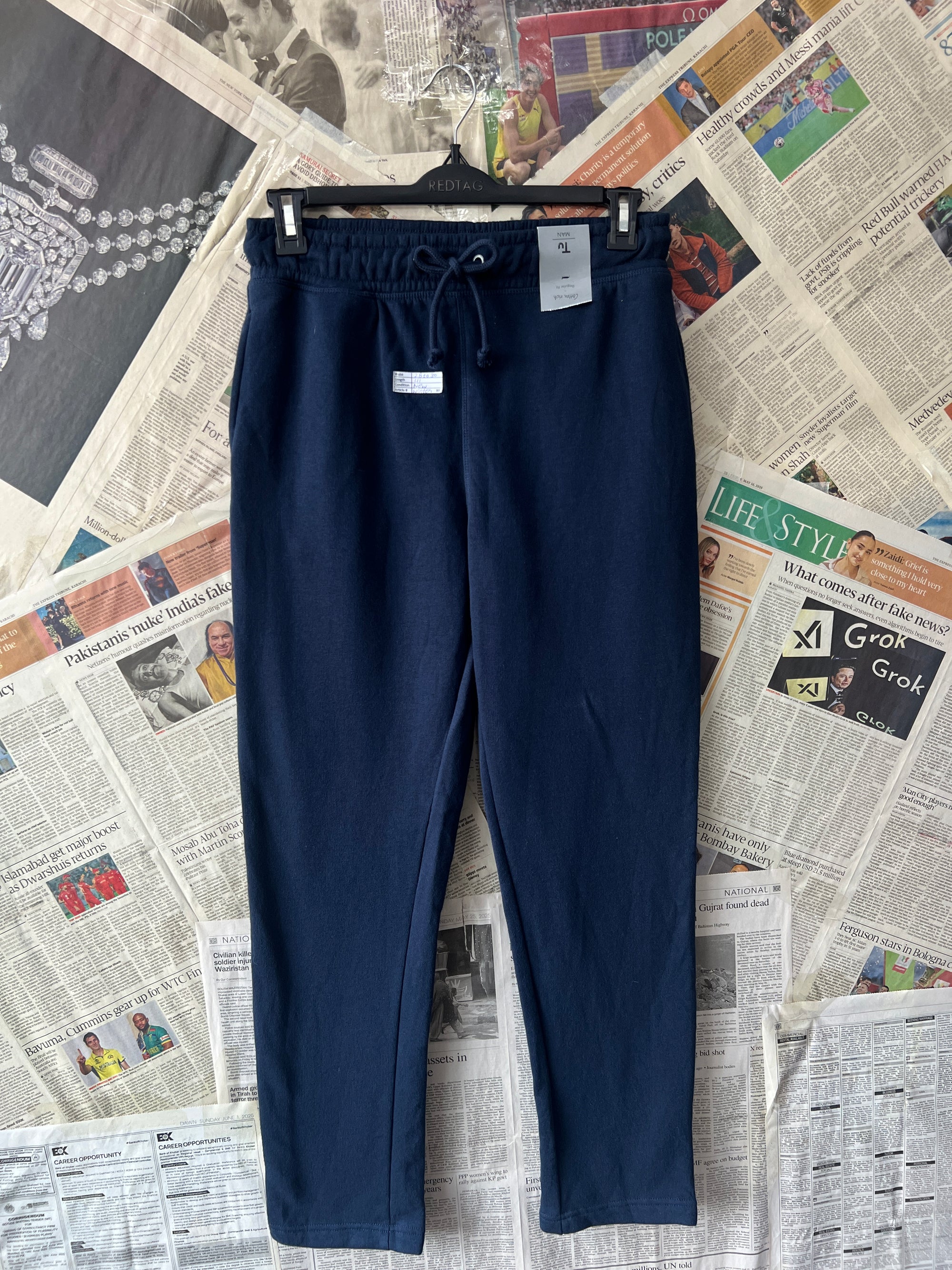Tu® Waist: 28" to 30" | Navy Blue | Trouser | Winter | 882 - Genuine Maal