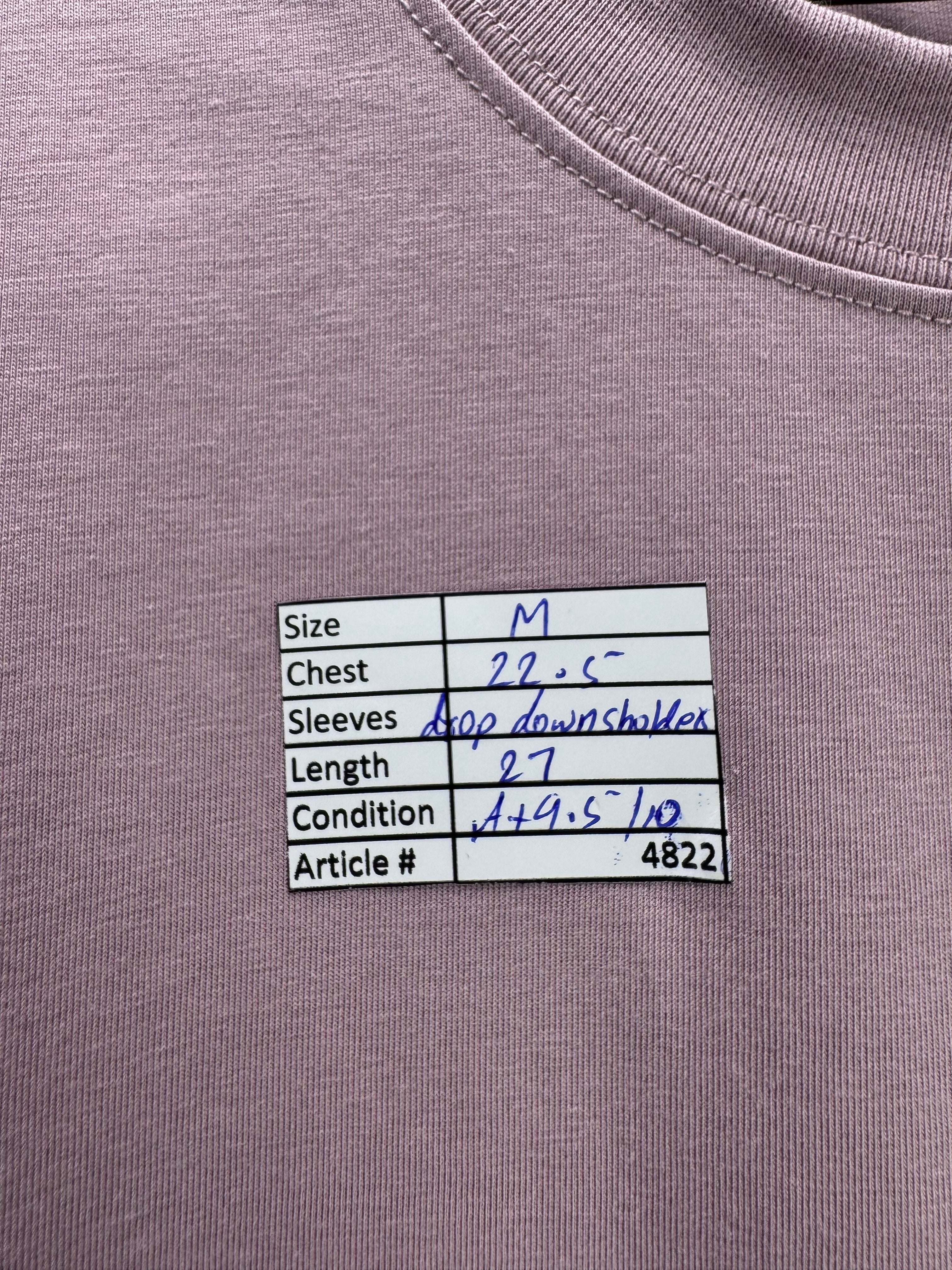 Oujialun® Medium | Chest: 22.5" | Purple | T-Shirt | Poly - Cotton | 4822 - Genuine Maal