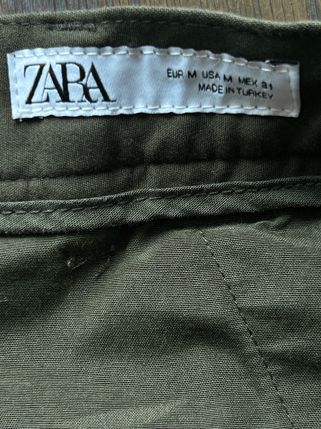 ZARA® Waist: 32" | Olive | Chino Pants | 910 - Genuine Maal